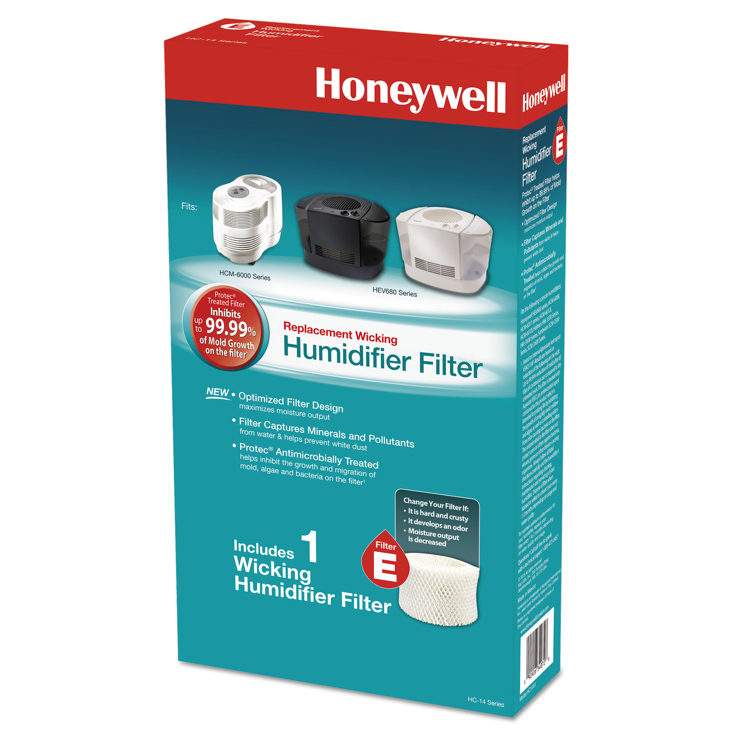  Honeywell HC-14 Quietcare Console Humidifier Replacement Filter (HWLHC14V1) 