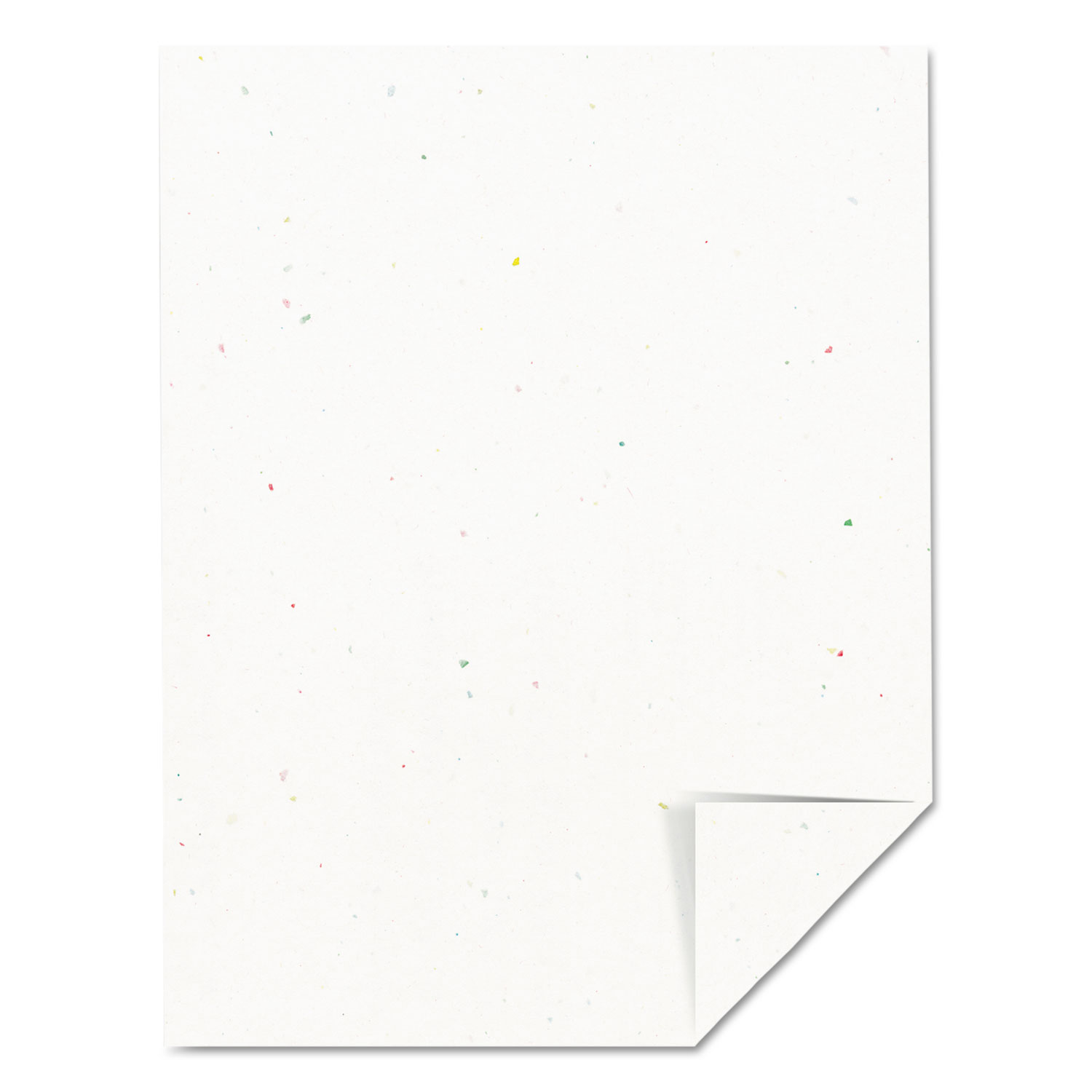 Color Cardstock, 65lb, 8-1/2 x11, Stardust White, 250 Sheets