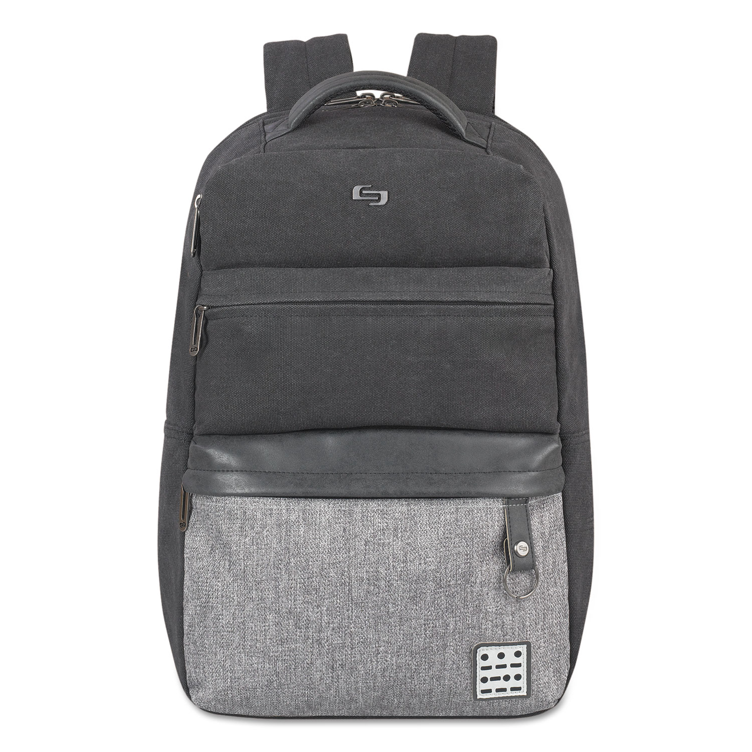 Urban Code Backpack, 15.6, 12 1/4 x 5 x 18, Black/Gray