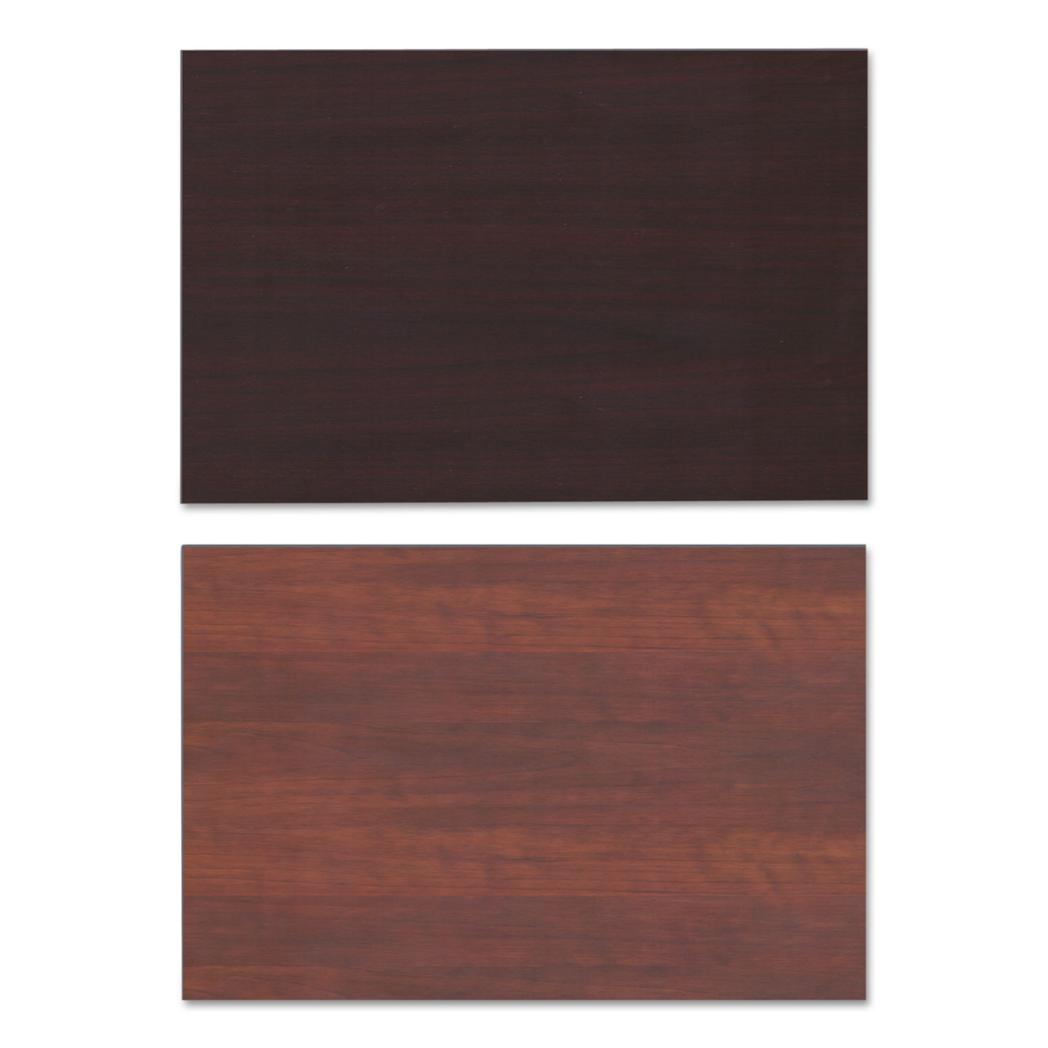 Reversible Laminate Table Top, Rectangular, 36w x 24d, Medium Cherry/Mahogany