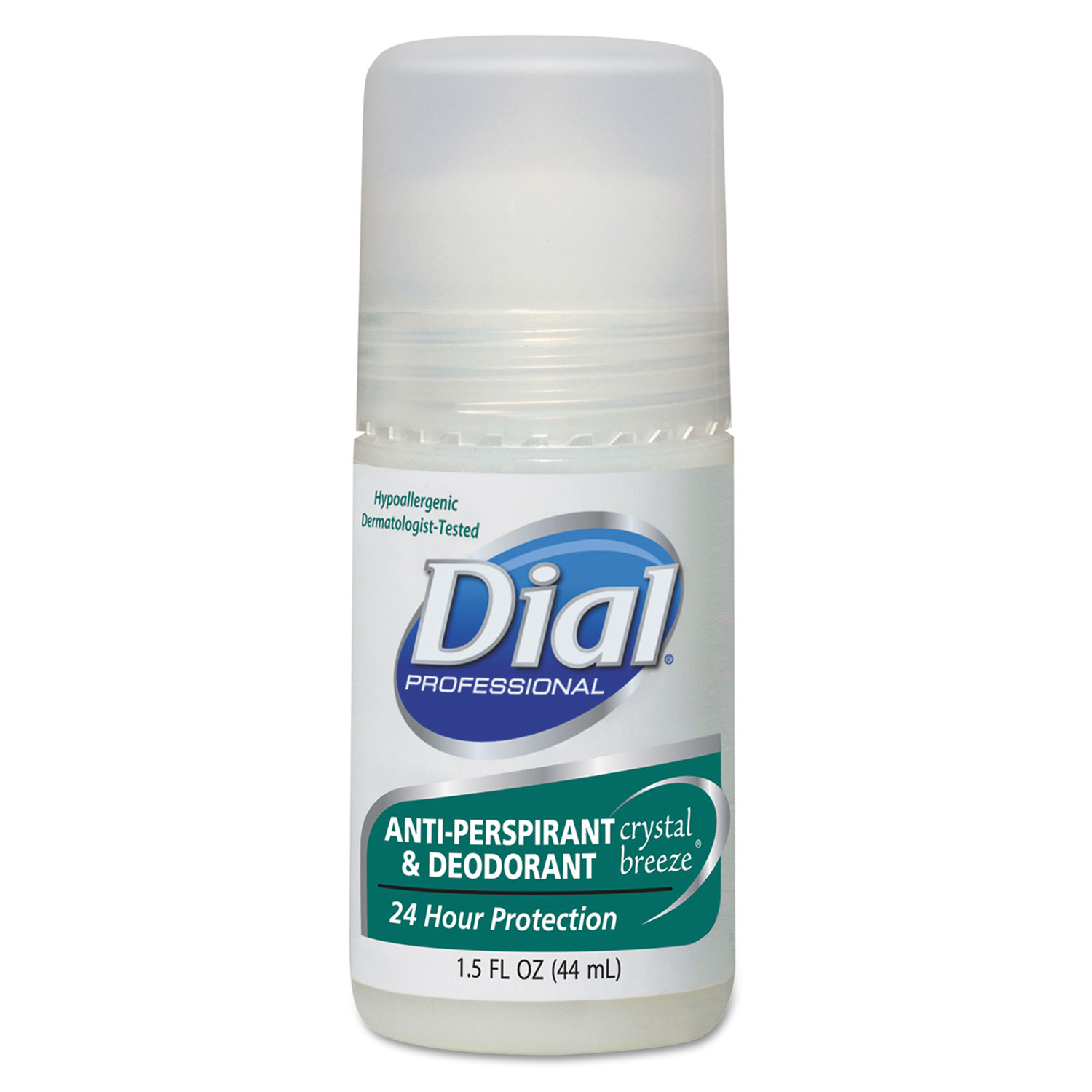  Dial DIA 07686 Anti-Perspirant Deodorant, Crystal Breeze, 1.5oz, Roll-On, 48/Carton (DIA07686) 