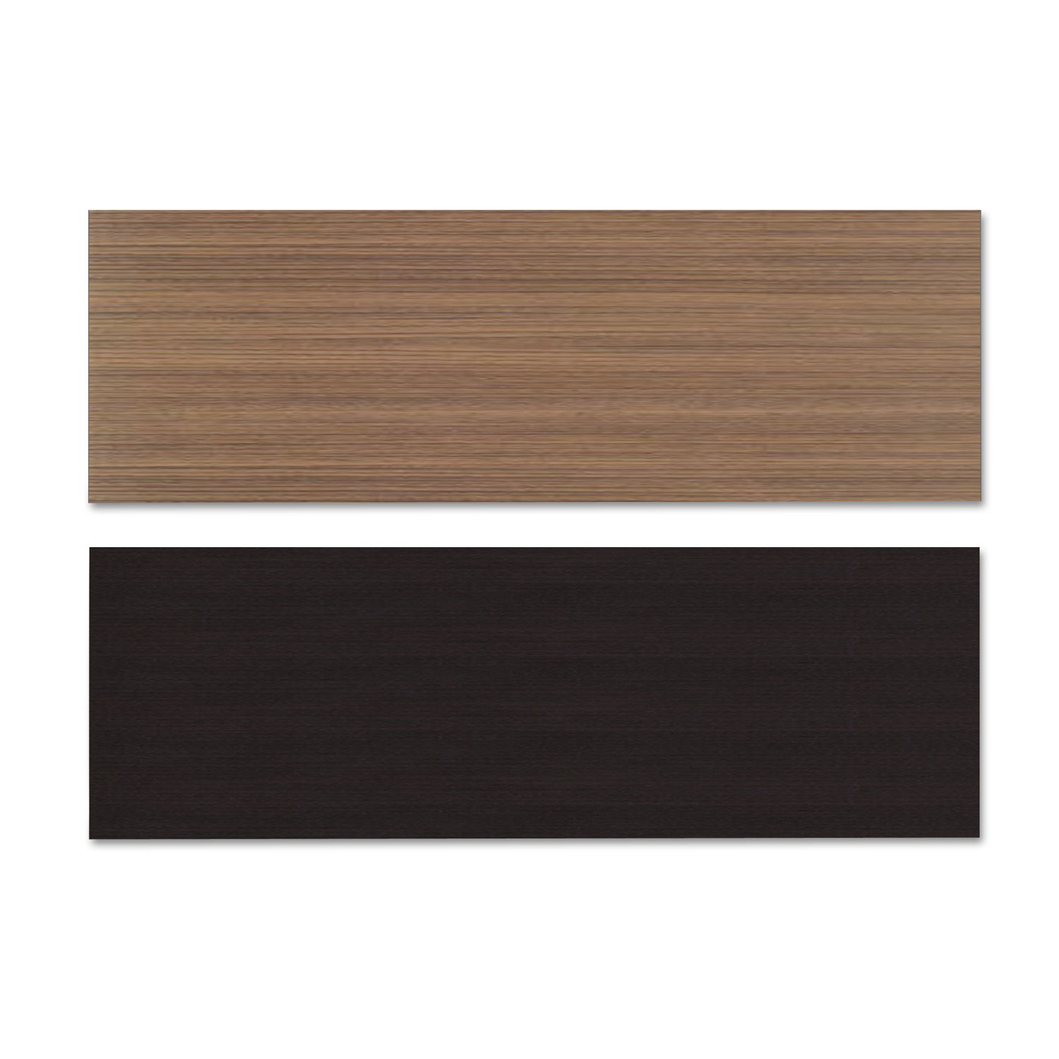 Reversible Laminate Table Top, Rectangular, 71 1/2w x 23 5/8d, Espresso/Walnut