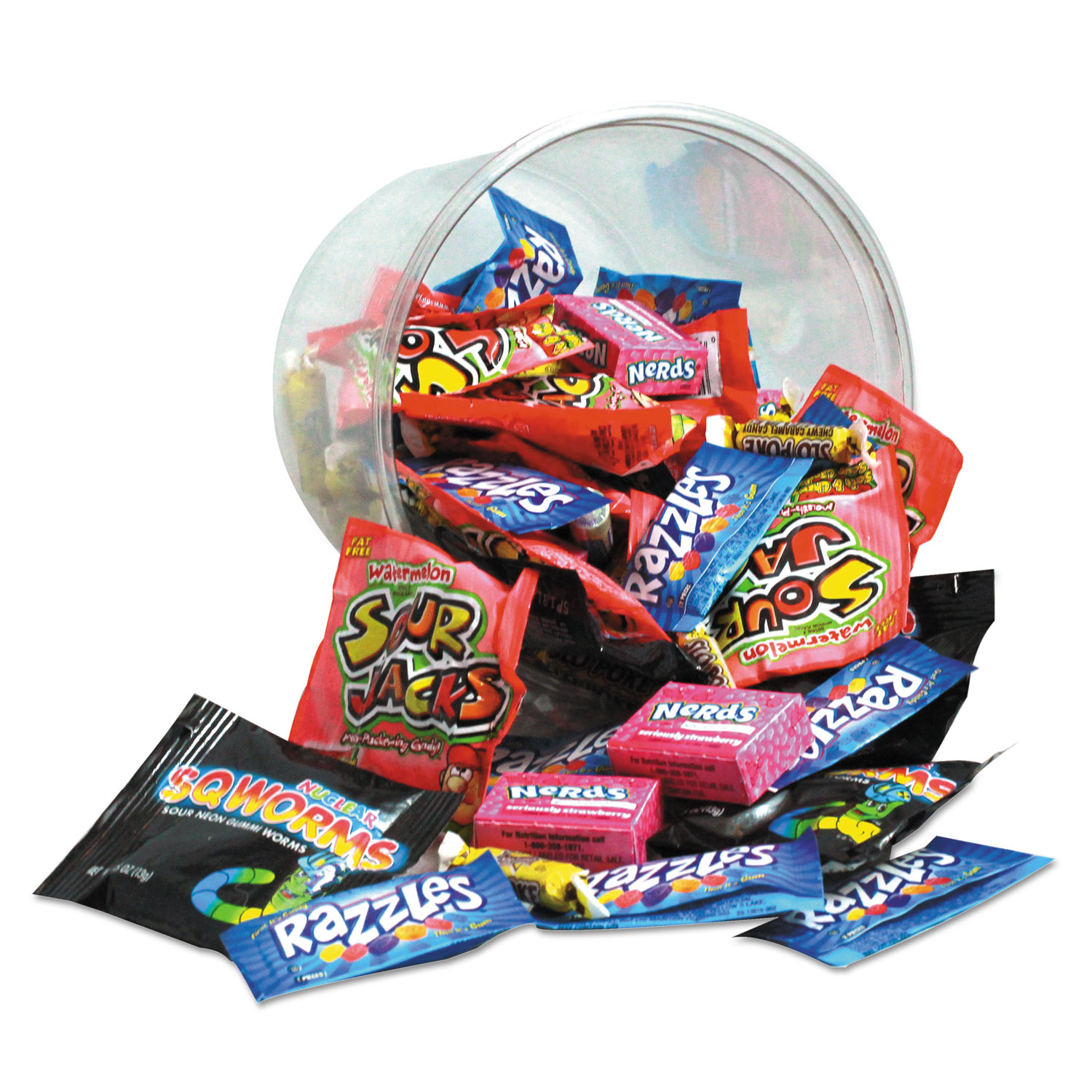 Candy Tubs, Generations Mix, Individually Wrapped, 16 oz Resealable Plastic Tub
