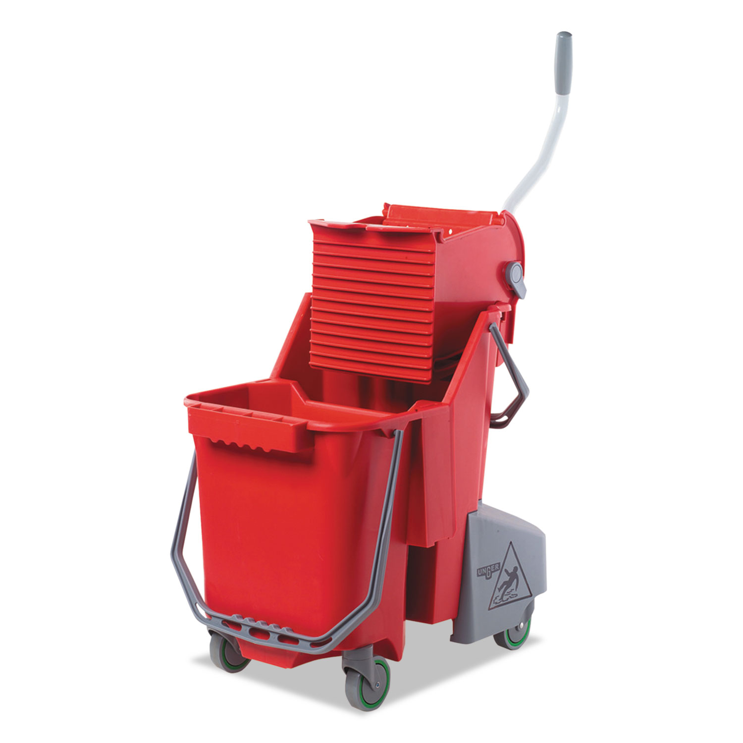 Dual compartment mop bucket with wringer - Moonlight Products Co.