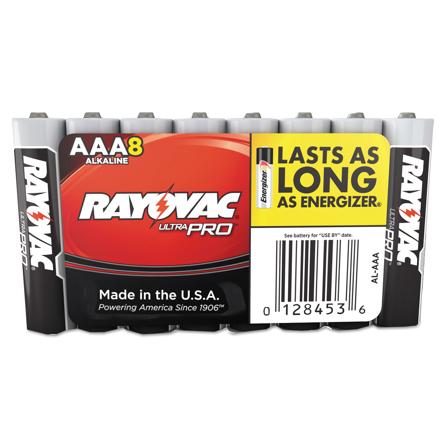 Ultra Pro Alkaline Batteries, AAA, 8/Pack