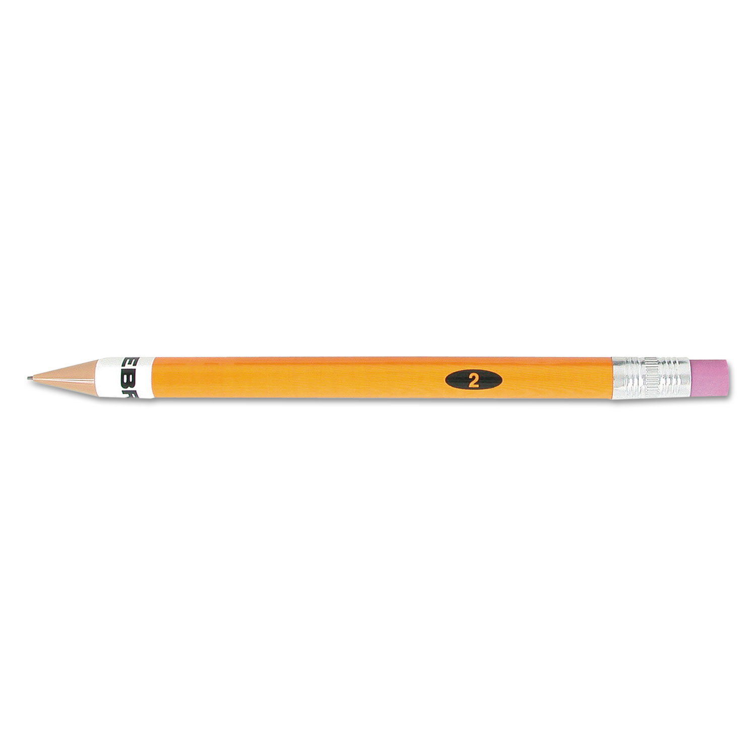  Zebra ZEB51351 Zebra #2 Mechanical Pencils, 0.7 mm, HB (#2), Black Lead, Yellow Barrel, 10/Pack (ZEB51351) 