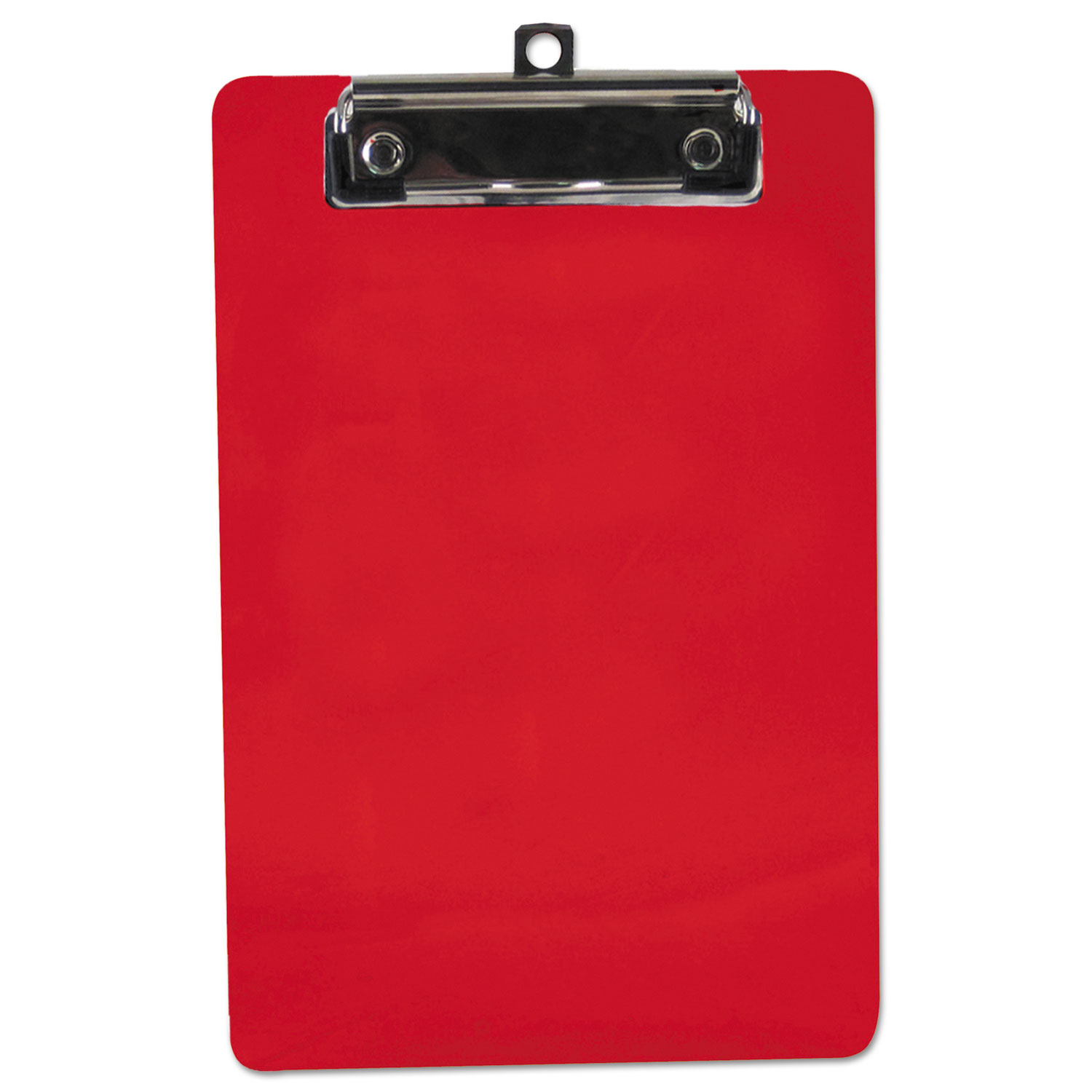  Saunders 00518 Plastic Clipboard, 1/2 Capacity, 6 x 9 Sheets, Red (SAU00518) 