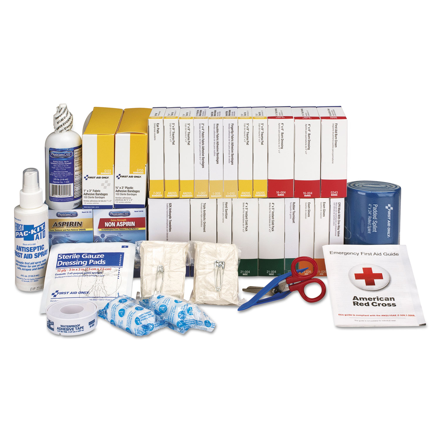  First Aid Only 90618 ANSI Industrial First Aid Station Refill Packs, 446 Pieces (FAO90618) 