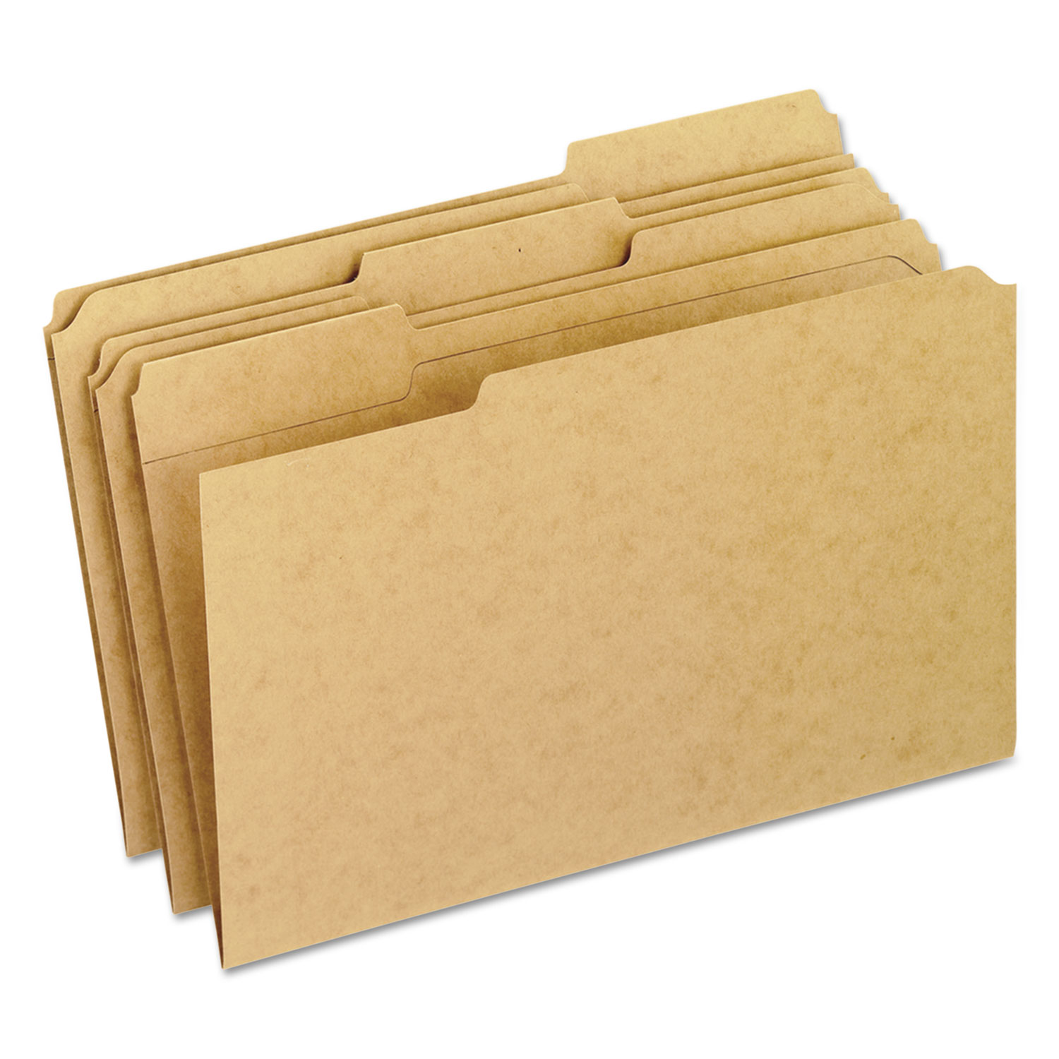 Pendaflex Two-Ply Dark Kraft File Folders 1/3 Cut Top Tab Legal Brown 100/Box
