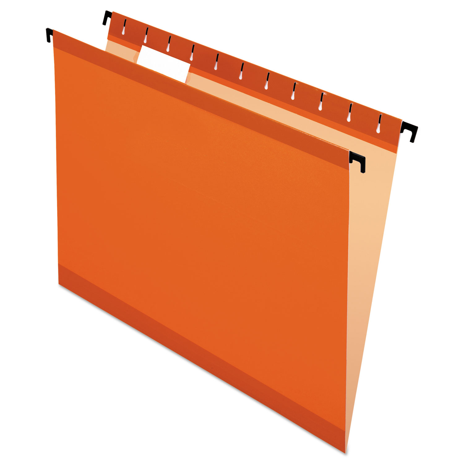  Pendaflex 6152 1/5 ORA SureHook Hanging Folders, Letter Size, 1/5-Cut Tab, Orange, 20/Box (PFX615215ORA) 
