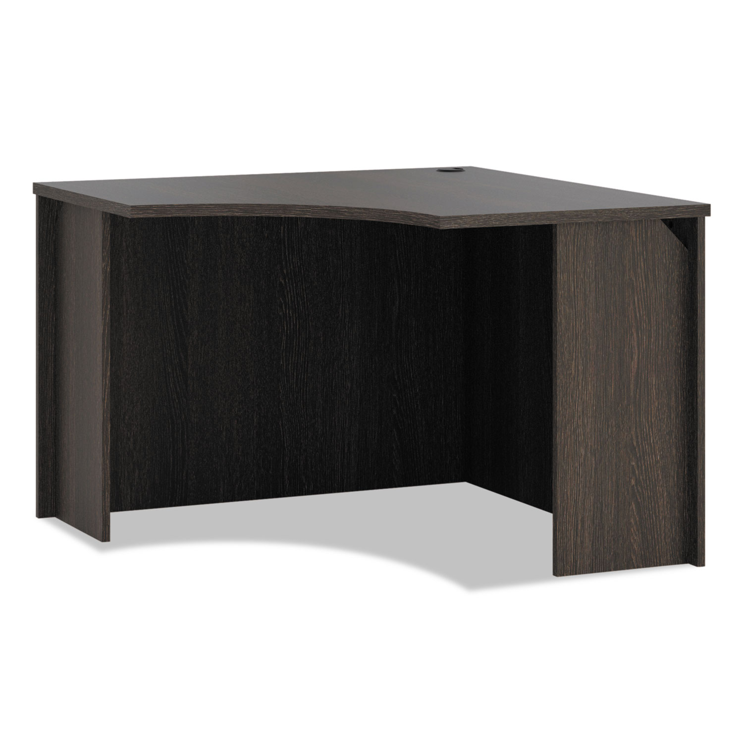 BL Laminate Series Corner Unit, 36w x 42d x 29h, Espresso