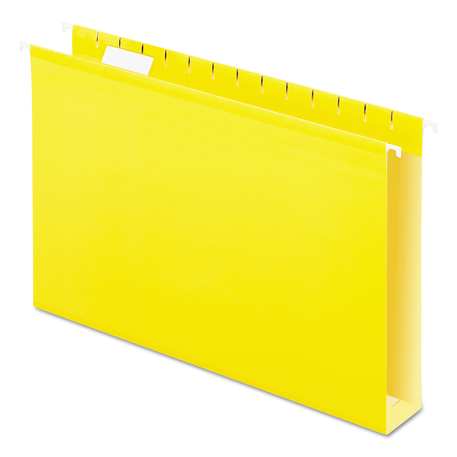  Pendaflex 04153X2 YEL Extra Capacity Reinforced Hanging File Folders with Box Bottom, Legal Size, 1/5-Cut Tab, Yellow, 25/Box (PFX4153X2YEL) 