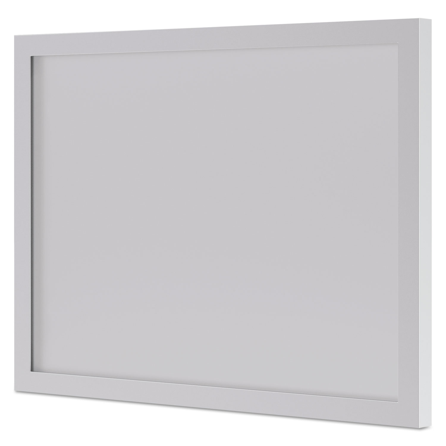 BL Series Frosted Glass Modesty Panel, 39 1/2w x 1/8d x 27 3/8h, Silver/Frosted