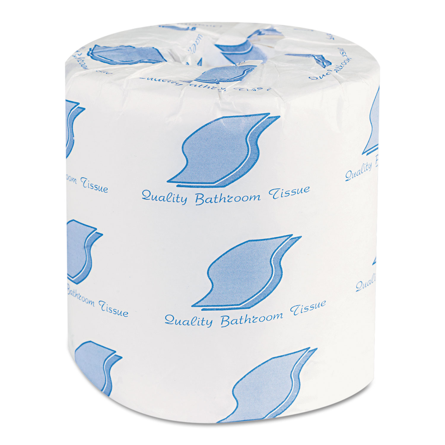 Bath Tissue, Wrapped, 1-Ply, White, 1000/Roll, 96 Rolls/Carton