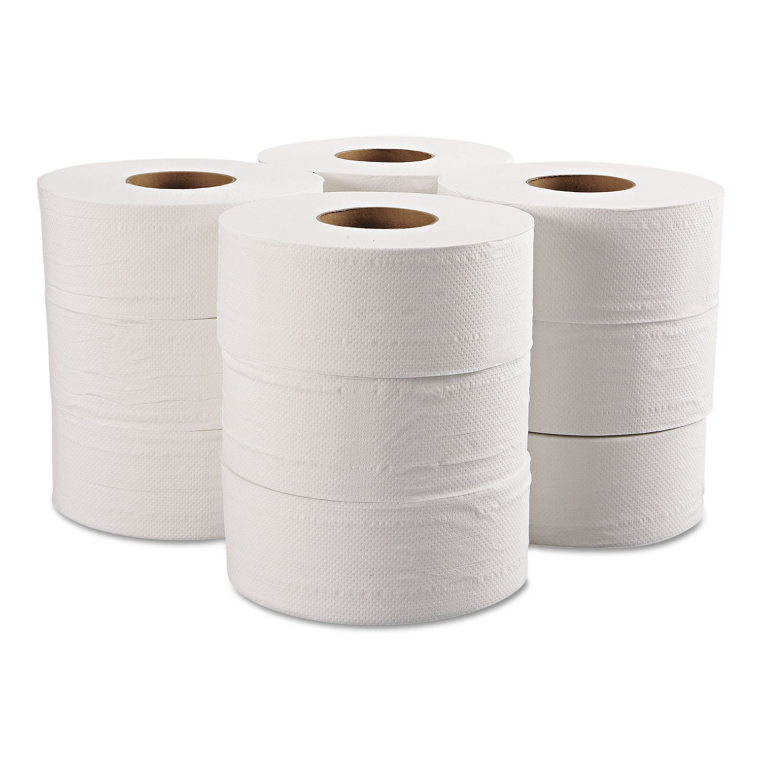  GEN GEN29 Jumbo Bathroom Tissue, Septic Safe, 2-Ply, White, 650 ft, 12 Roll/Carton (GEN29B) 