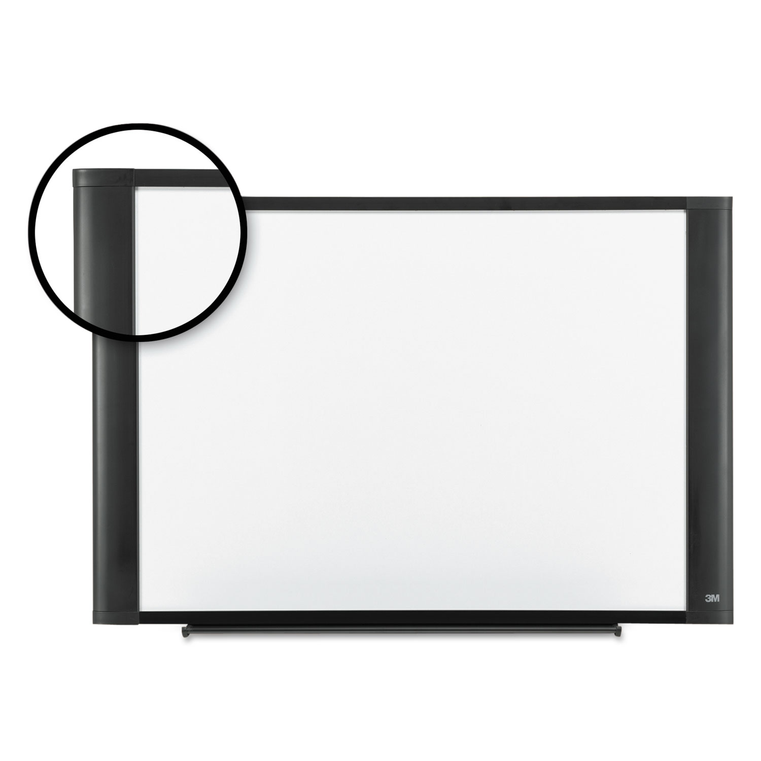 Melamine Dry Erase Board, 36 x 24, White, Graphite Frame