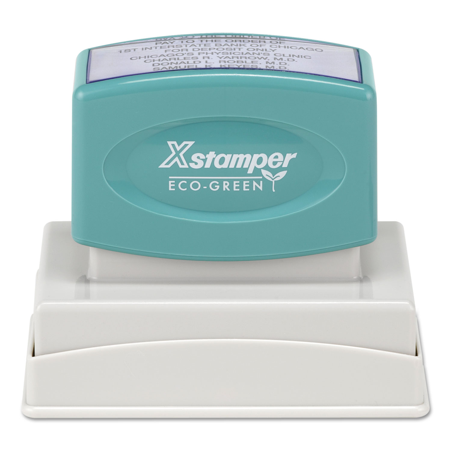  Xstamper 1XPN16 Custom Message Stamp, Pre-Inked, N16, 1 1/2 x 2 1/2 (XST1XPN16) 