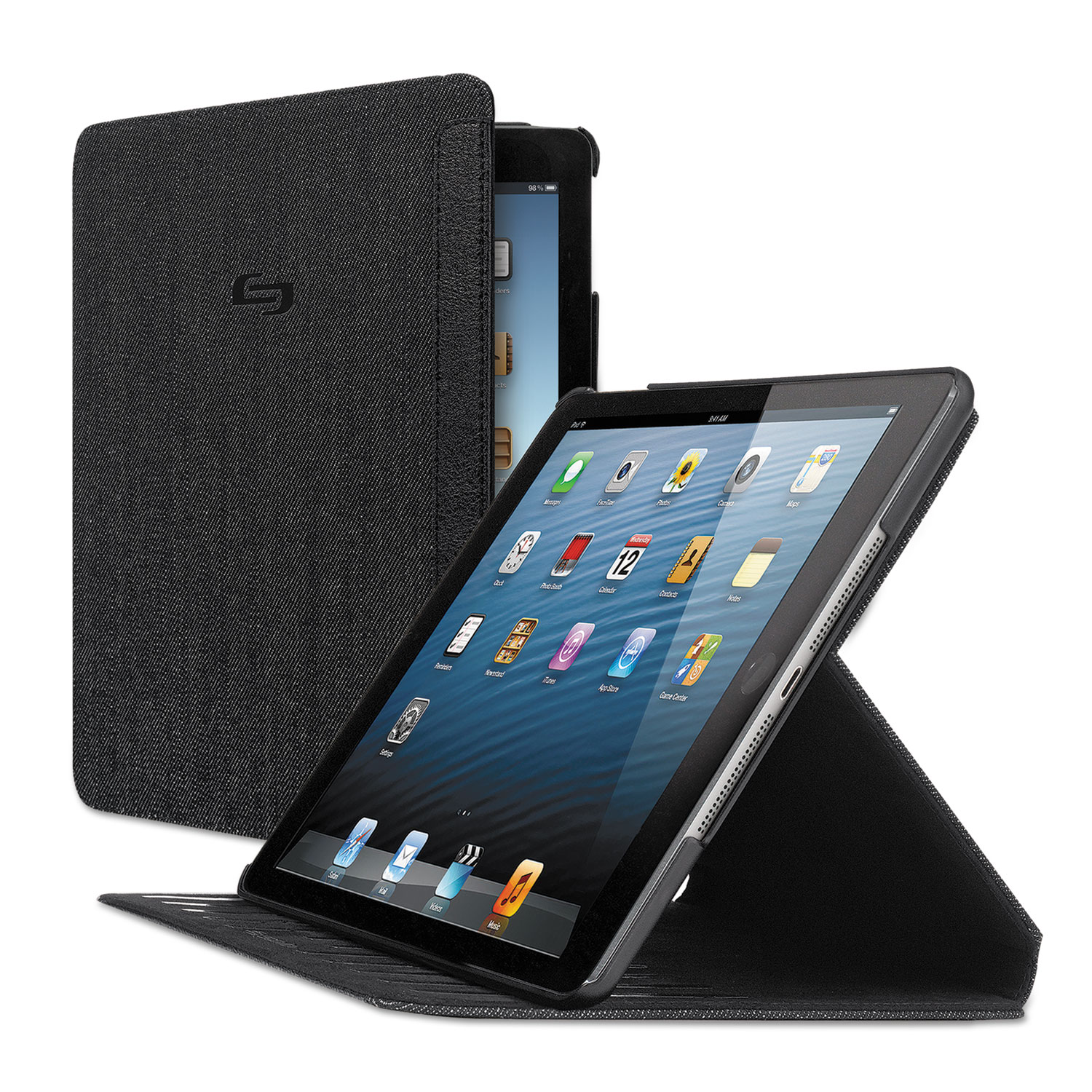 Sentinel Slim Case for iPad 2/3rd Gen, Black