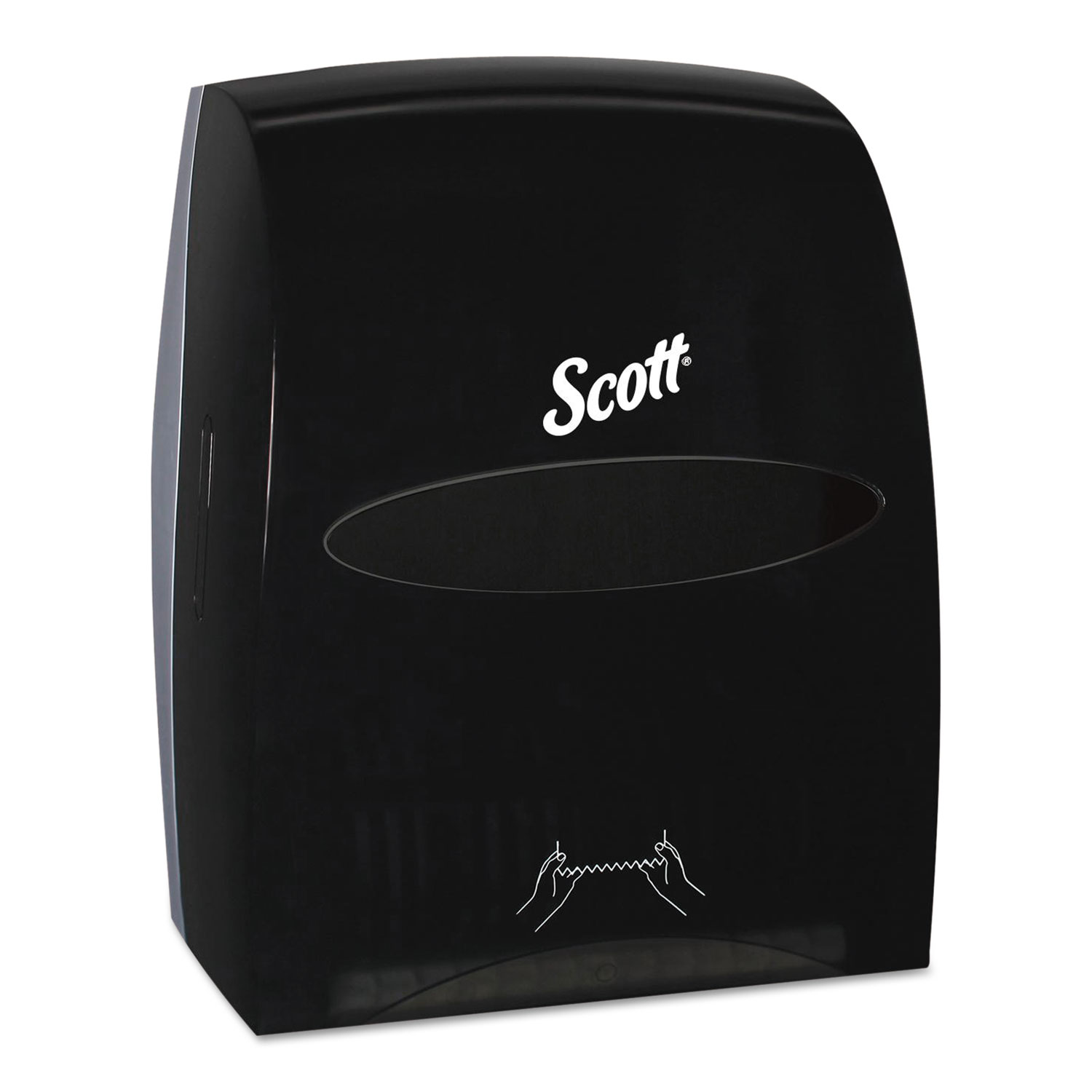  Scott 46253 Essential Manual Hard Roll Towel Dispenser, 13.06 x 11 x 16.94, Black (KCC46253) 
