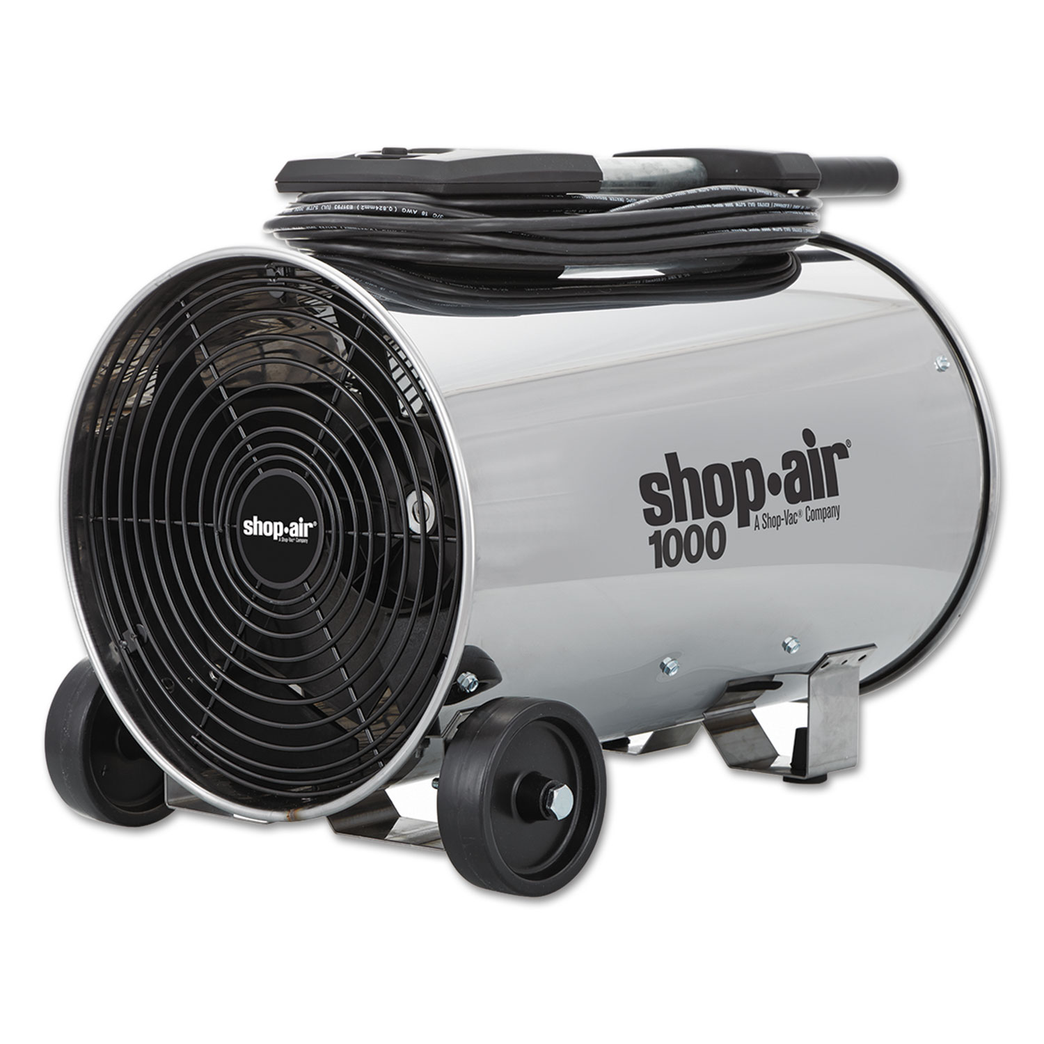  Shop-Air 1033000 Stainless Steel Portable Blower, 11, 3-Speed, 1/4 HP Motor (SHO103300) 