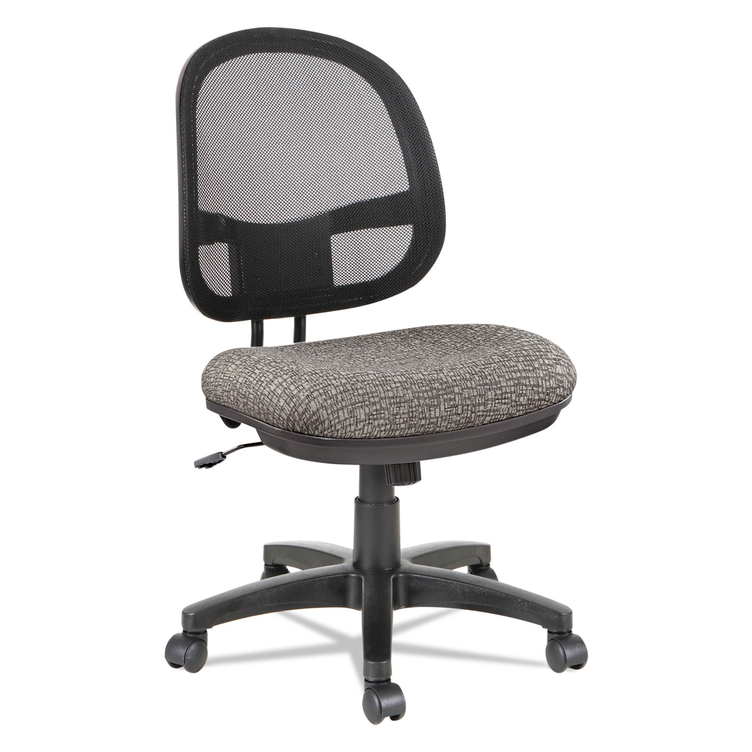 Alera Interval Series Swivel/Tilt Mesh Chair, Supports up to 275 lbs., Graphite Gray Seat/Graphite Gray Back, Black Base