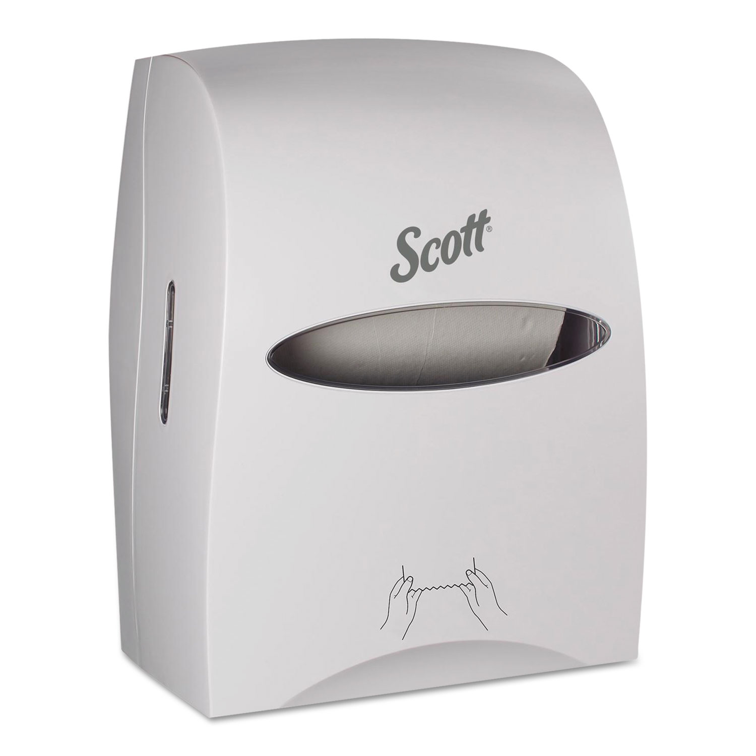  Scott 46254 Essential Manual Hard Roll Towel Dispenser, 13.06 x 11 x 16.94, White (KCC46254) 