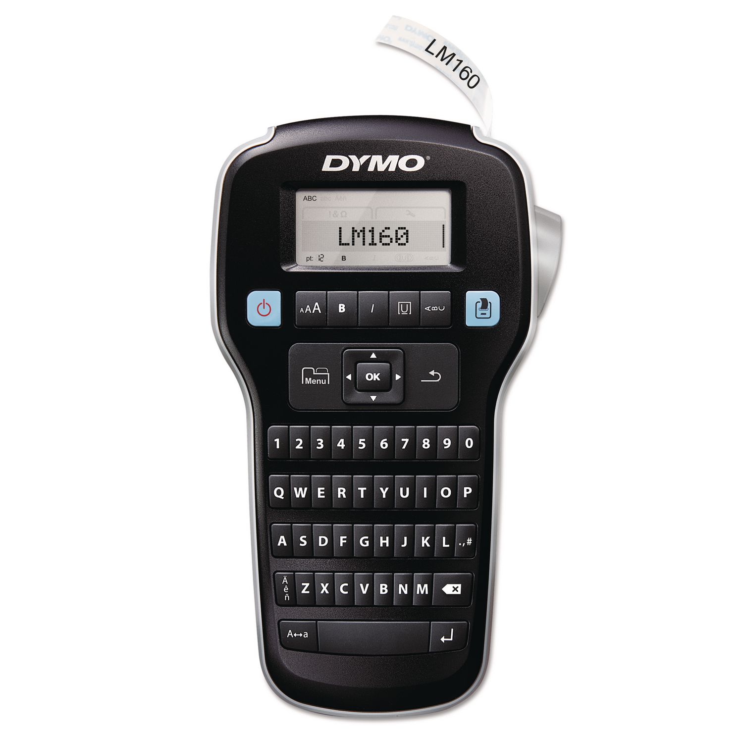 LabelManager 160P Label Maker, 2 Lines, 7.9 x 4.65 x 1.9 