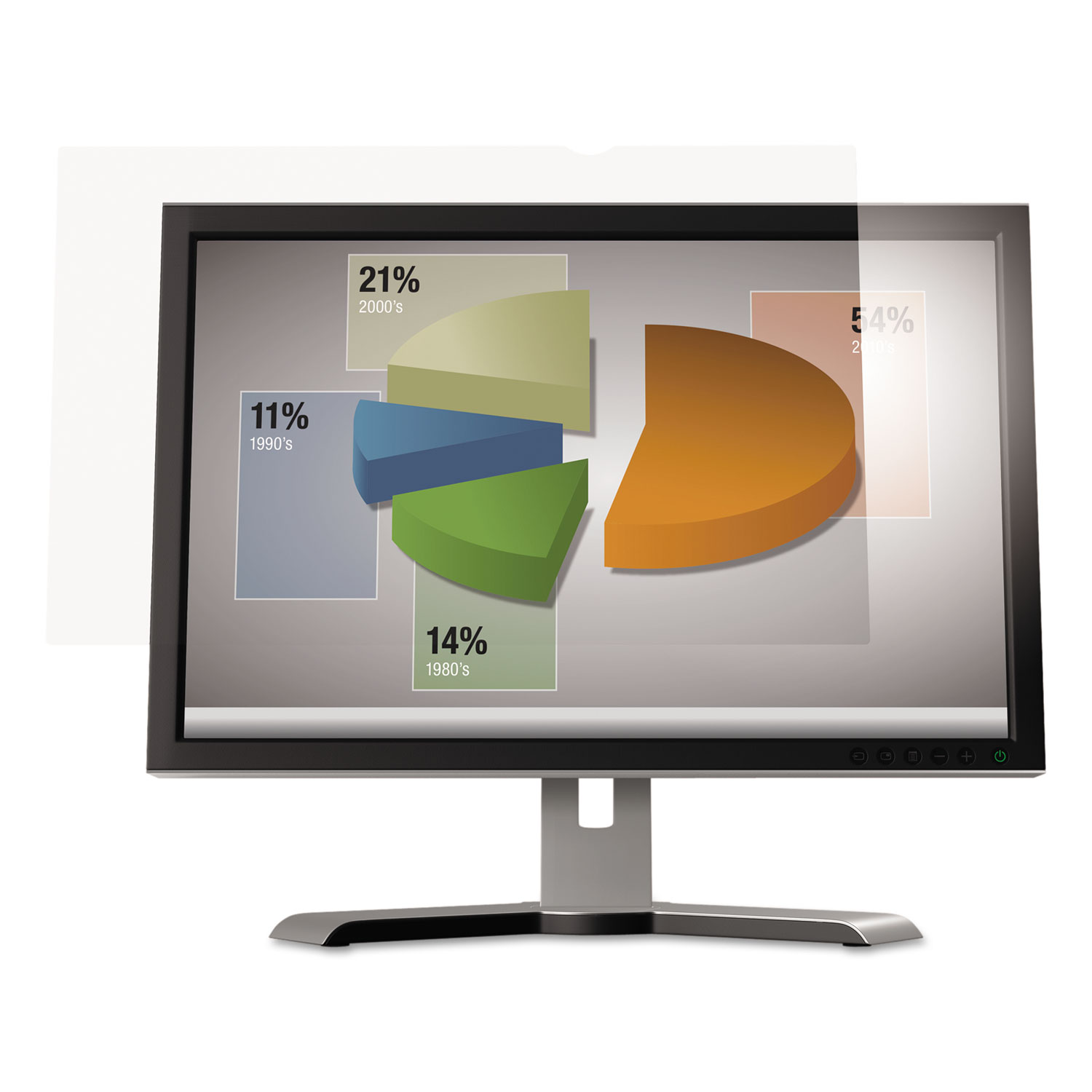 Antiglare Flatscreen Frameless Monitor Filters for 27 Widescreen LCD, 16:9