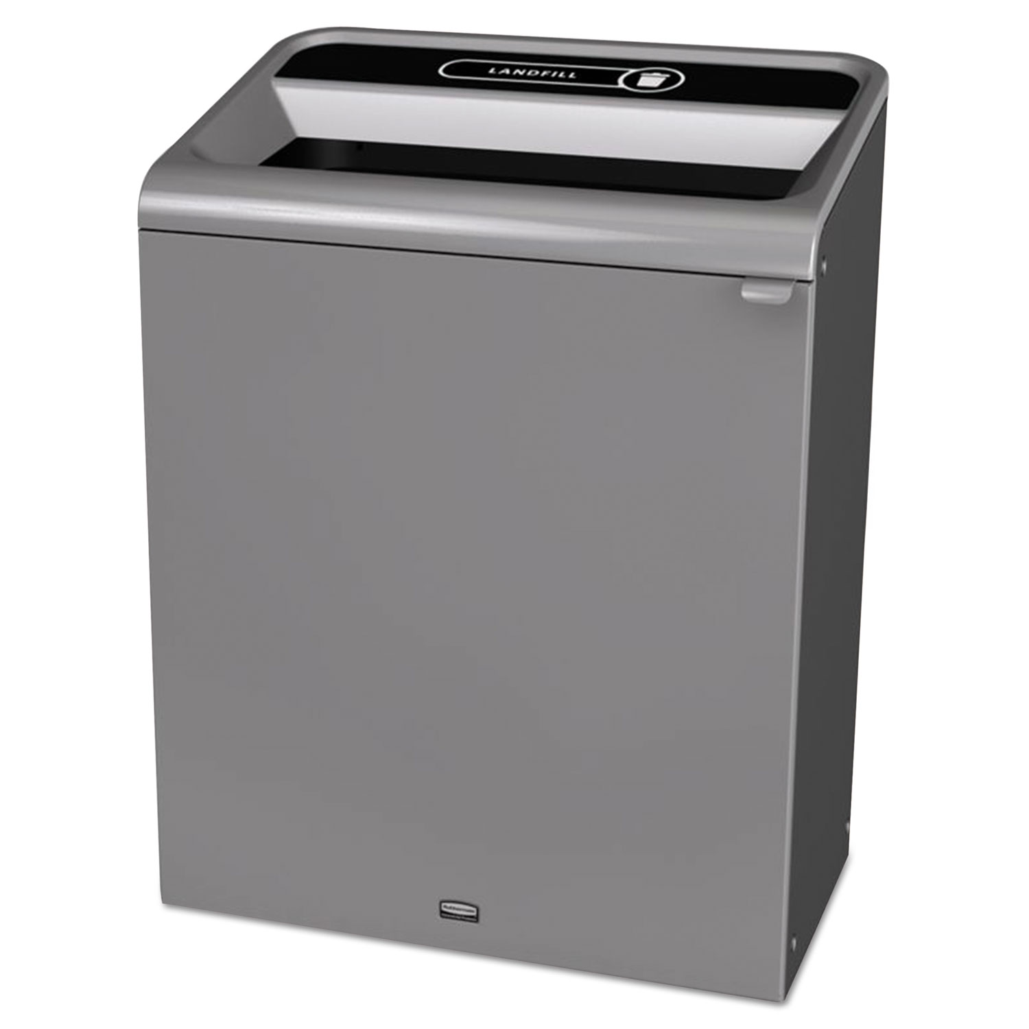 Configure Indoor Recycling Waste Receptacle, 45 gal, Gray, Landfill