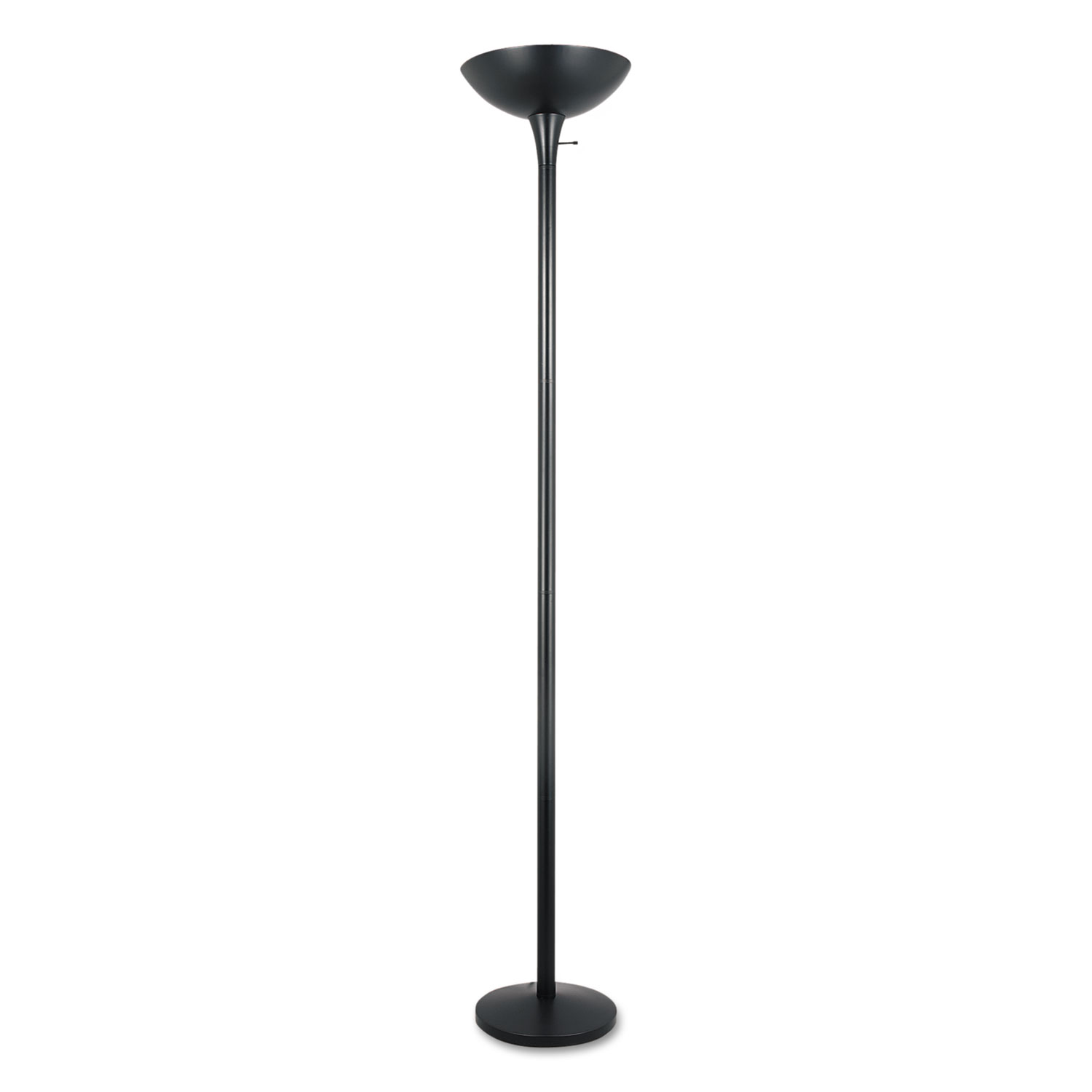 Torchier Floor Lamp, 72 High, Black