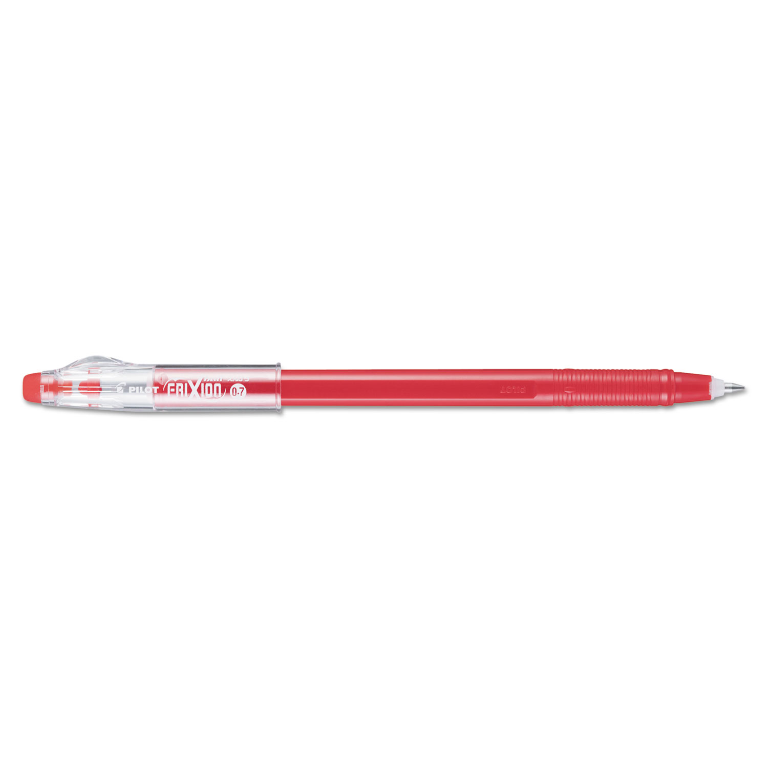  Pilot 32467 FriXion ColorSticks Erasable Stick Gel Pen, Fine 0.7mm, Red Ink/Barrel, Dozen (PIL32467) 