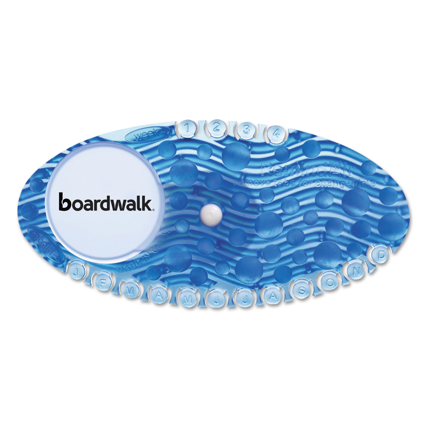  Boardwalk BWKCURVECBLCT Curve Air Freshener, Cotton Blossom, Blue, 10/Box, 6 Boxes/Carton (BWKCURVECBLCT) 