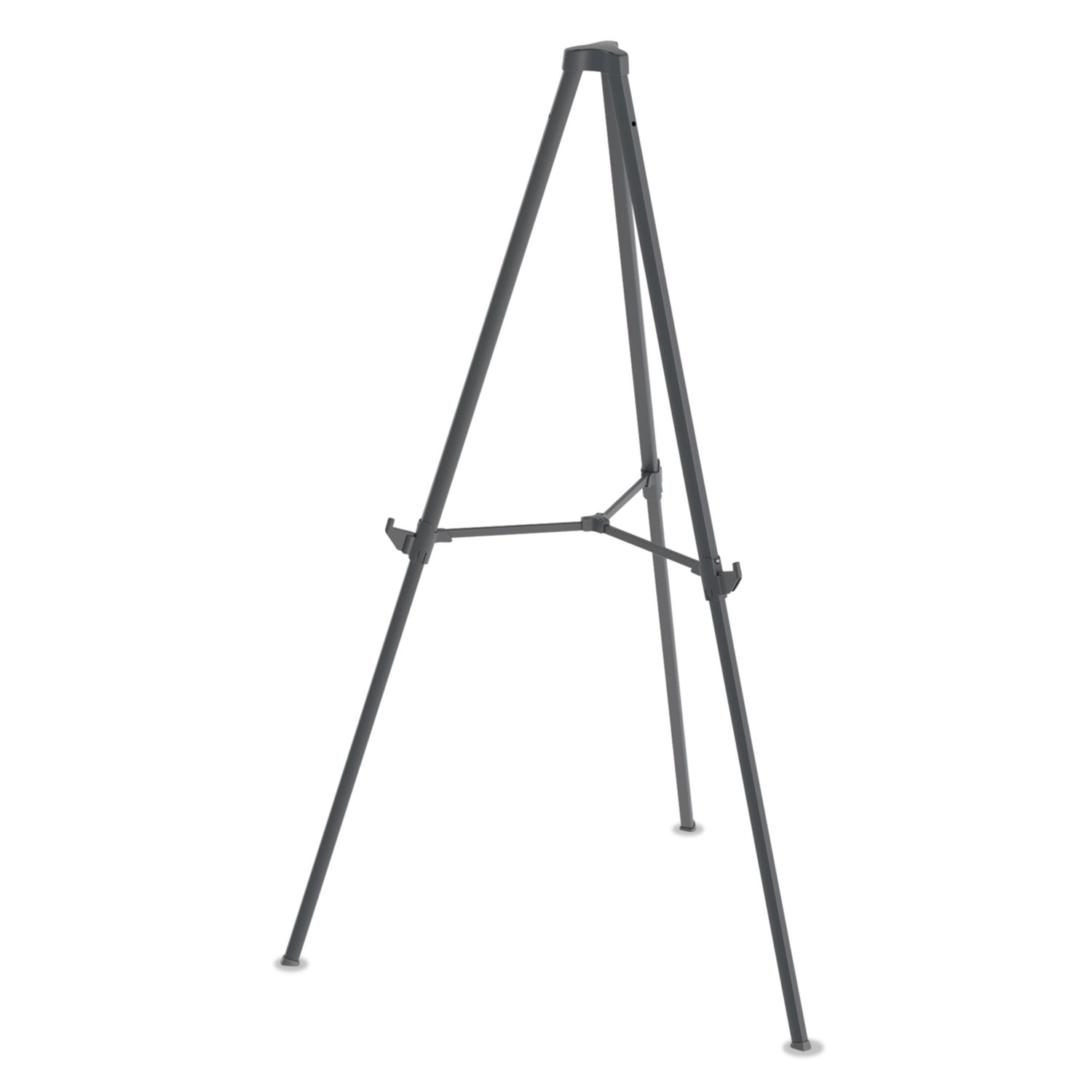 Floor Display Easel, Portable and Lightweight, Height-Adjustable Bars for  Displaying Signs of Varying Sizes, Tripod Stand for Indoor Use - Black