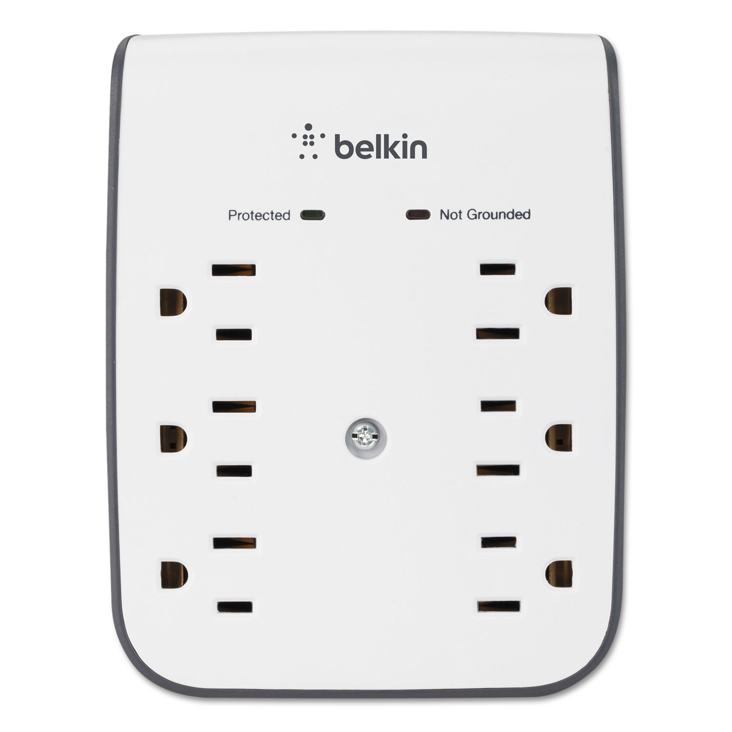  Belkin BSV602TT SurgePlus USB Wall Mount Charger, 6 Outlets; 2 USB, White (BLKBSV602TT) 