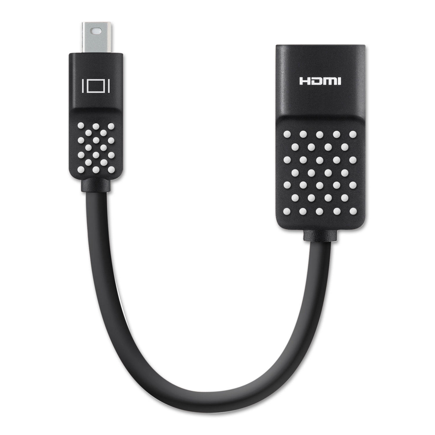 Mini DisplayPort to HDMI Adapter, 2 in, Black