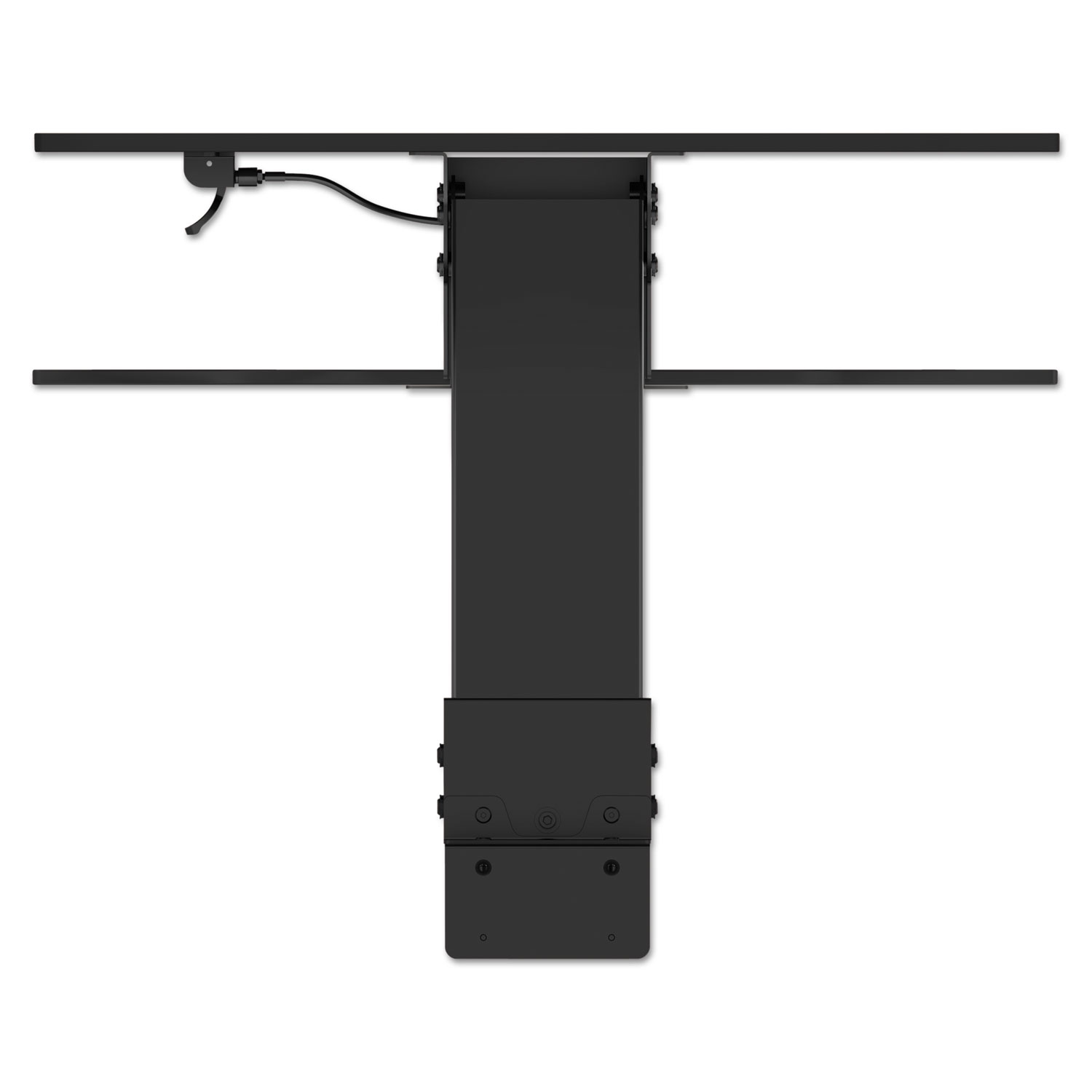 AdaptivErgo Sit-Stand Lifting Workstation, 31 1/2 x 40 x 20, Black
