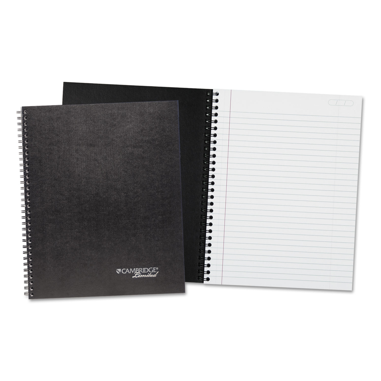 Wirebound Business Notebook Plus Pack, 11 x 8 7/8, Black, 80 Sheets, 2/Pack