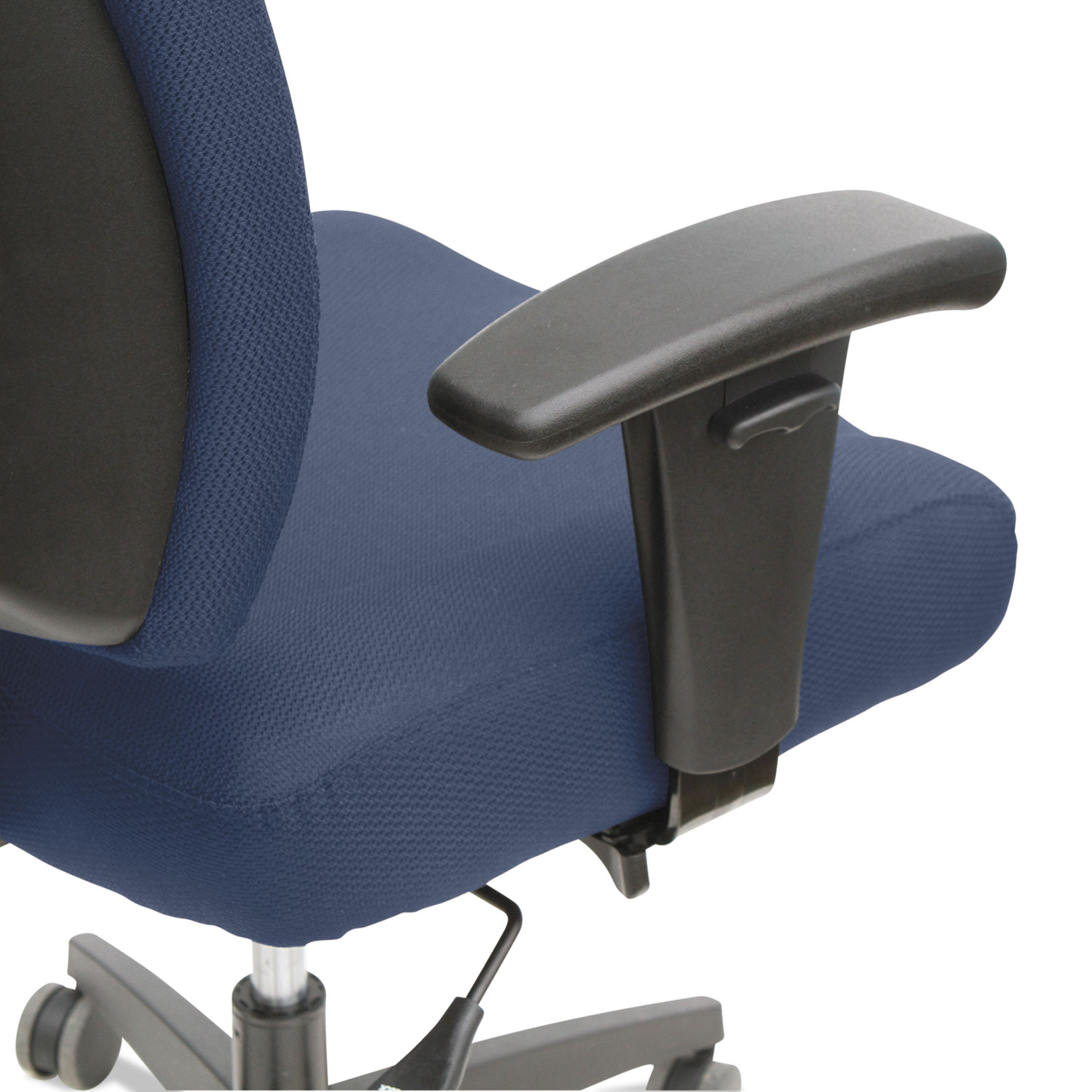 Wrigley Series High Performance Mid-Back Synchro-Tilt Task Chair, Blue