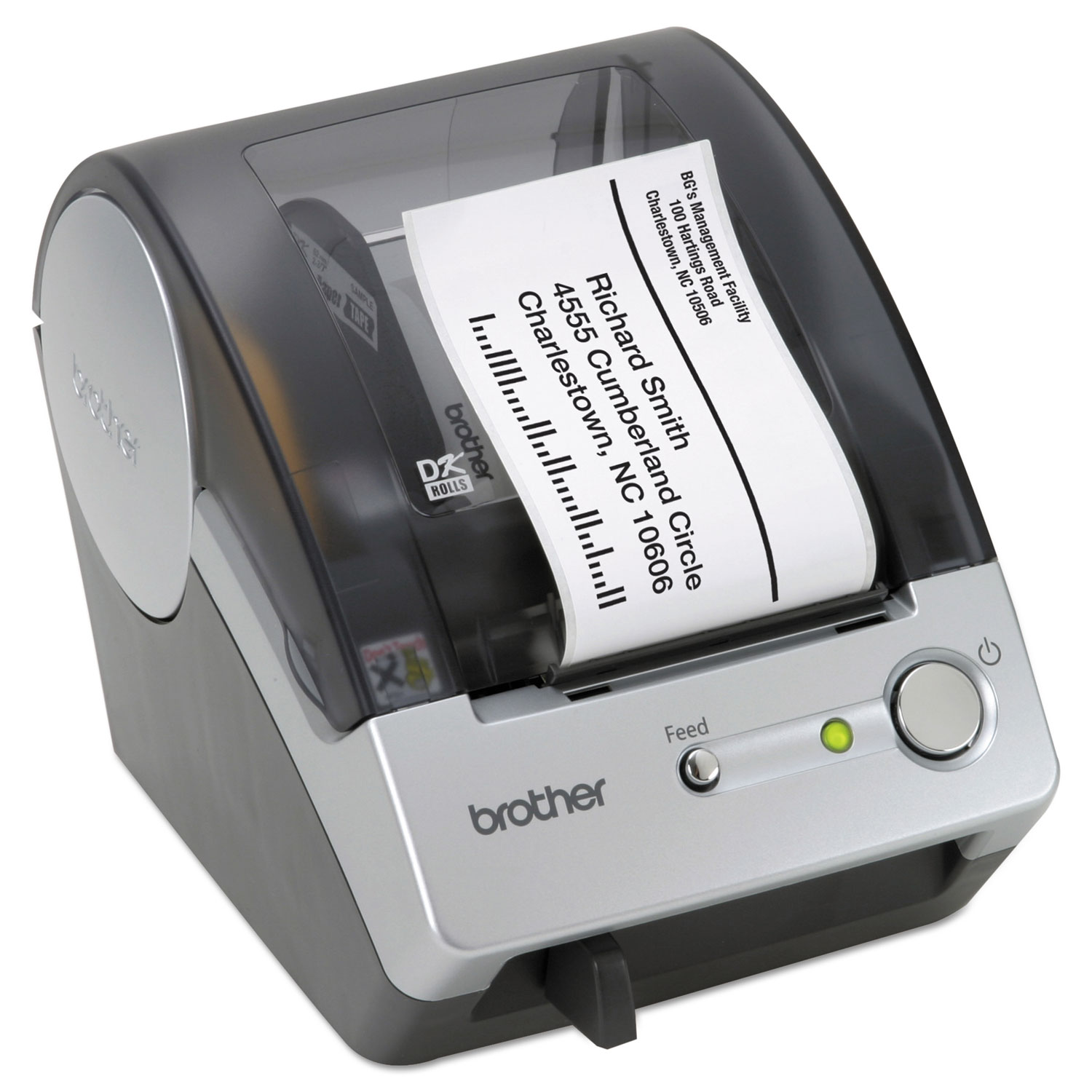 QL-500 Affordable Label Printer, 50 Labels/Min, 5-7/10w x 6d x 7-4/5h