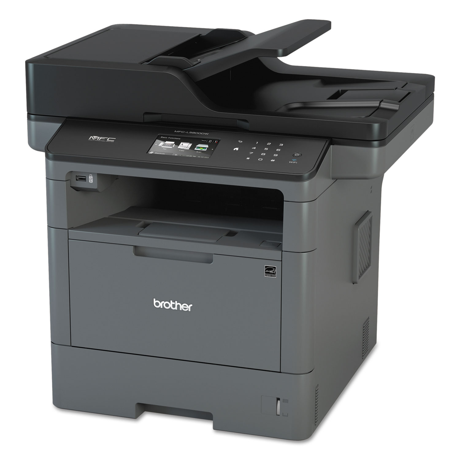 MFC-L6800DW Wireless Monochrome All-in-One Laser Printer, Copy/Fax/Print/Scan