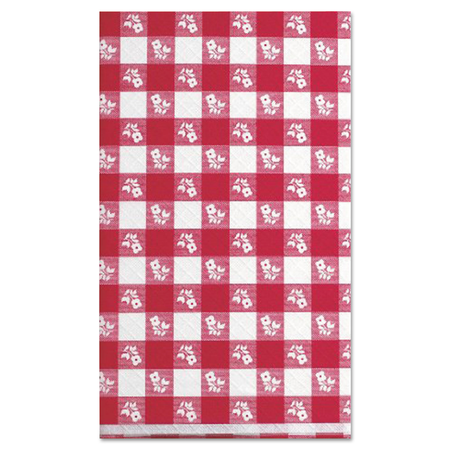  Kurly Kate LRP 91-0105 Paper Table Cover, 40 x 300ft, Red Gingham (LRP910105) 