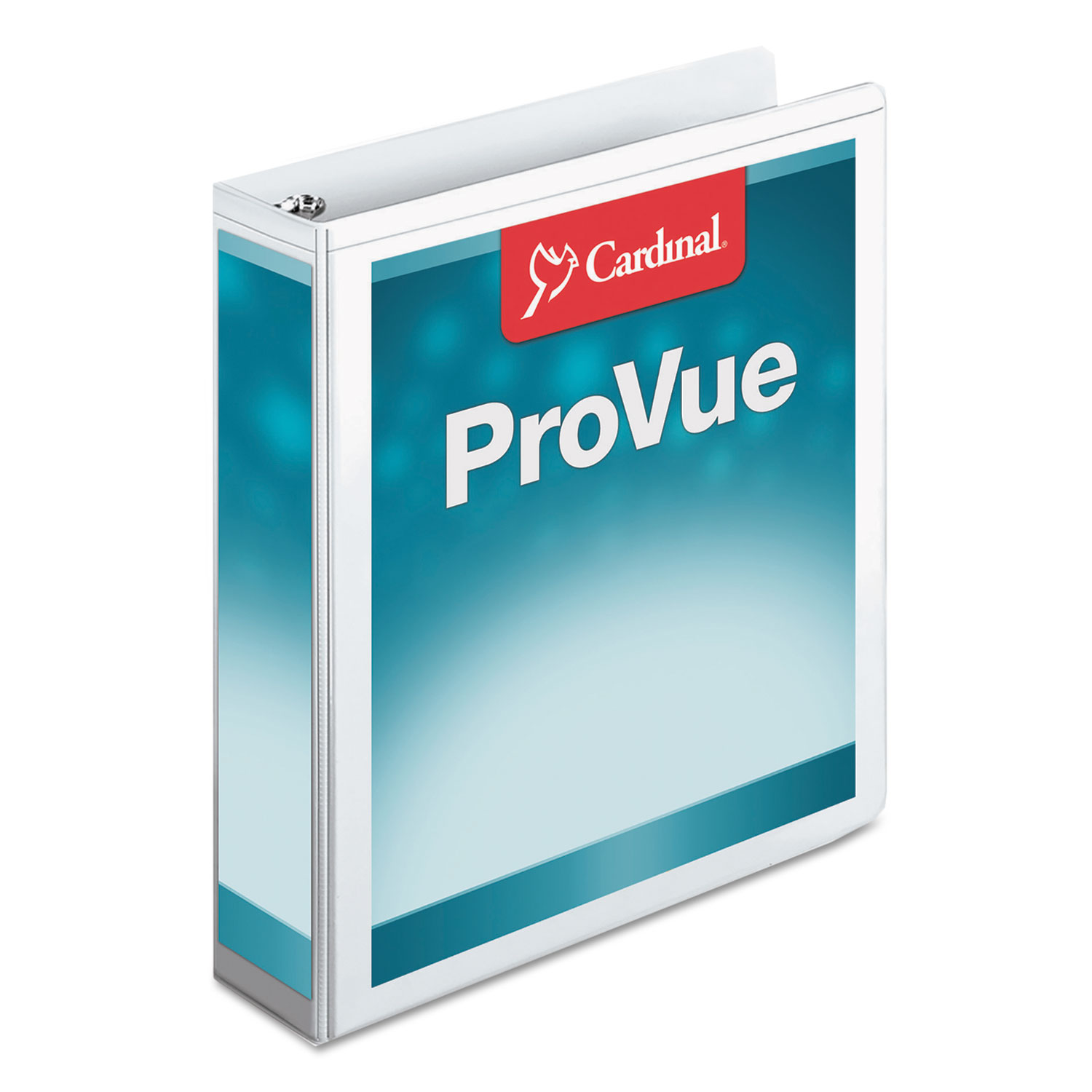  Cardinal 31320 ProVue Non-stick Concealed Rivet Round Ring Binder, 3 Rings, 2 Capacity, 11 x 8.5, White (CRD31320) 