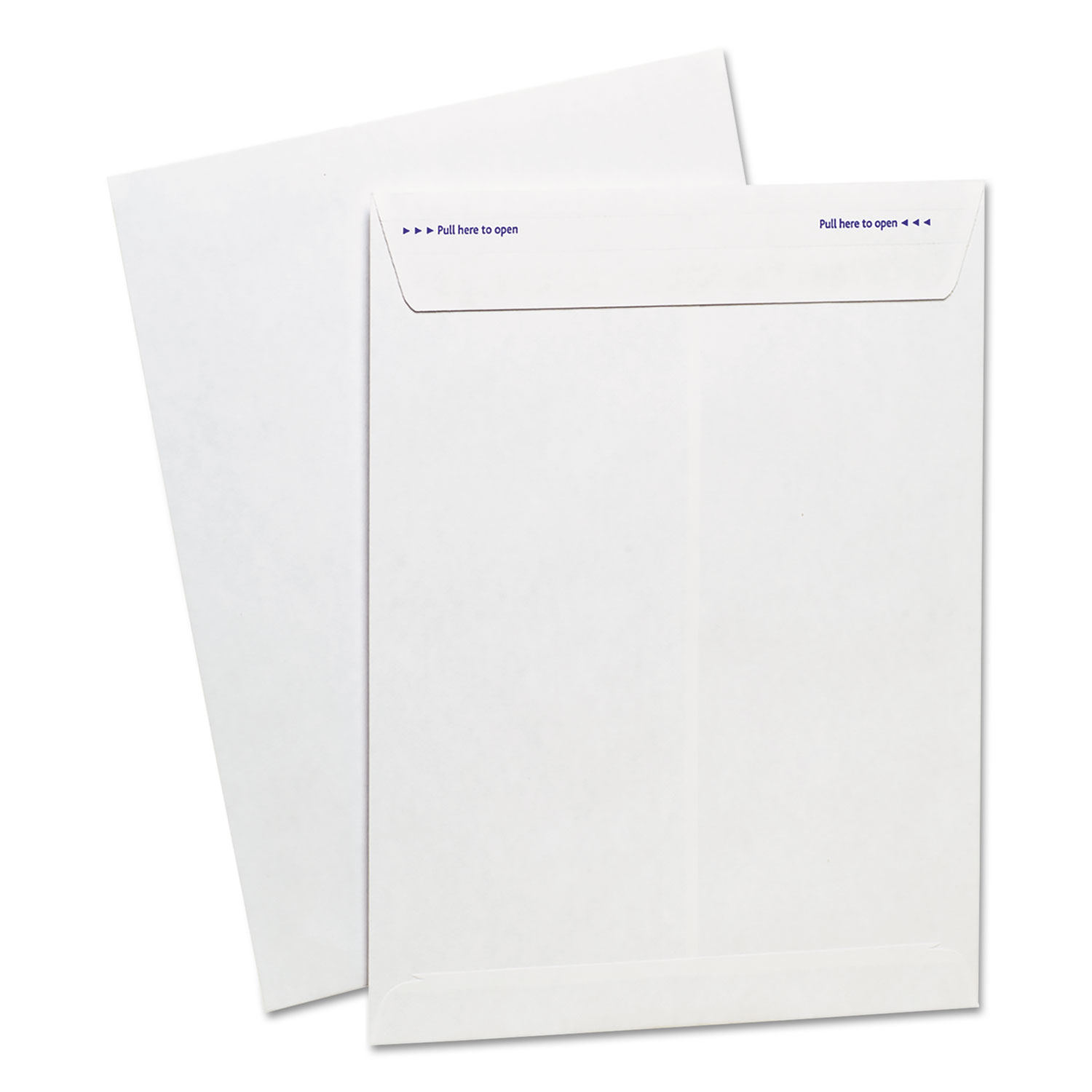 Gold Fibre Fastrip Release & Seal Catalog Envelope, 9 x 12, White, 100/Box