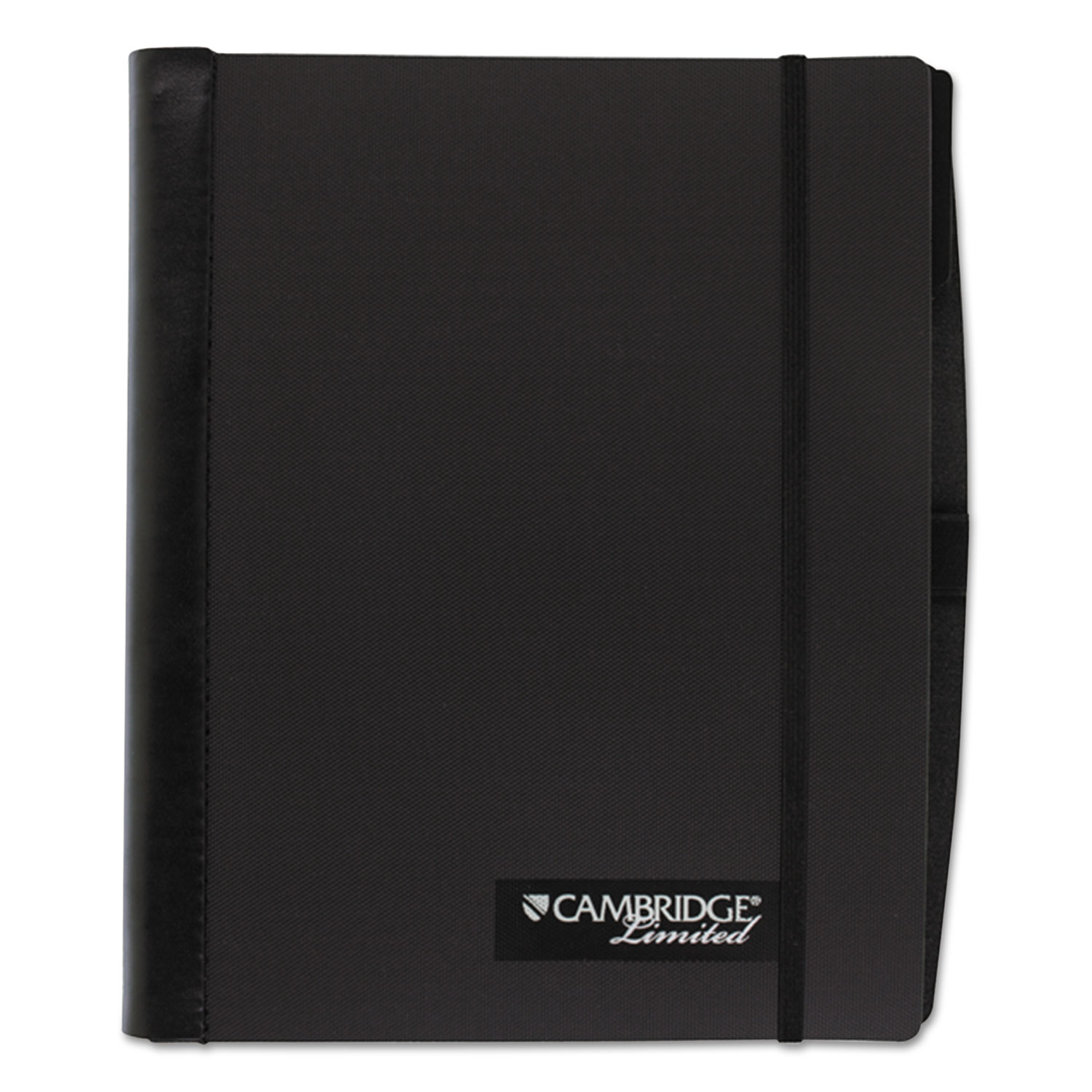  Cambridge 59054 Accents Business Notebook, Wide/Legal Rule, Black Cover, 9.5 x 6.88, 100 Sheets (MEA59054) 