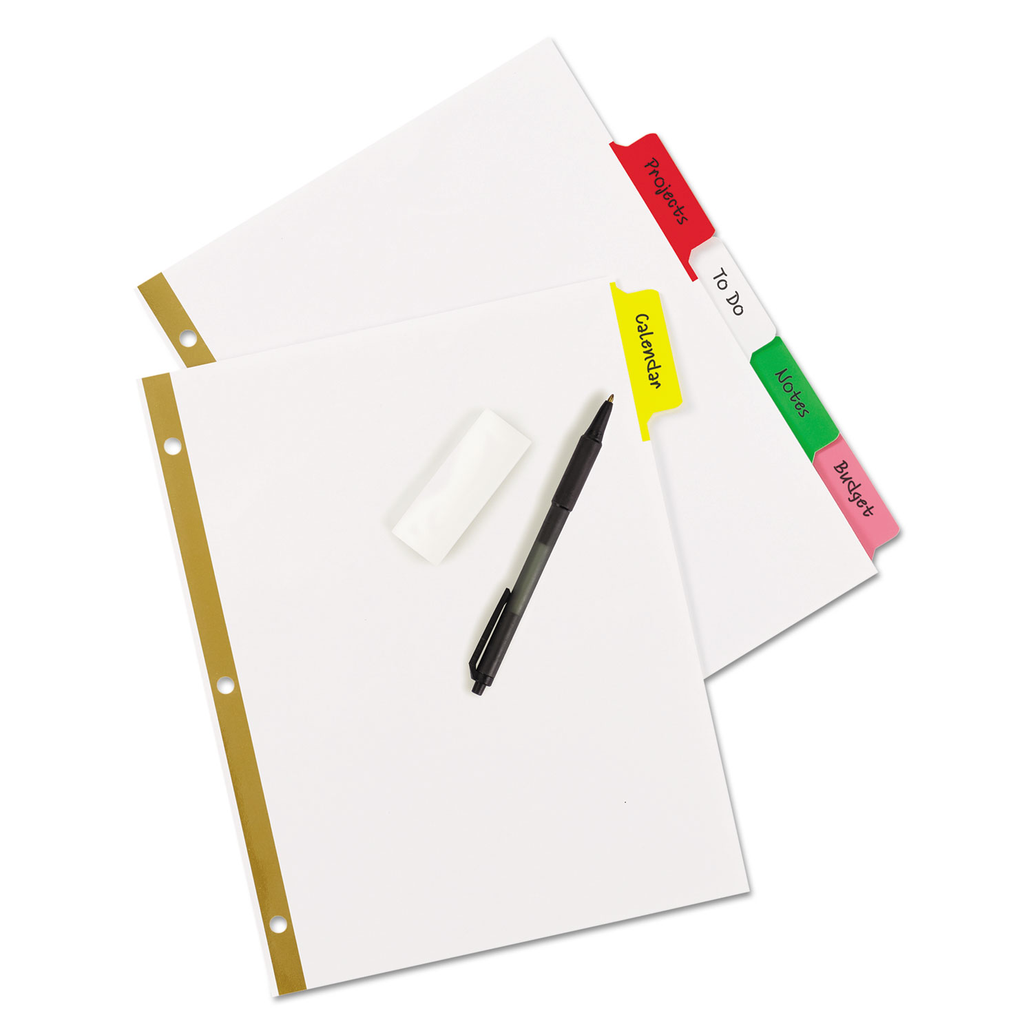 Big Tab™ Write & Erase Dividers For Classification Folders 5-Tab Set (13160
