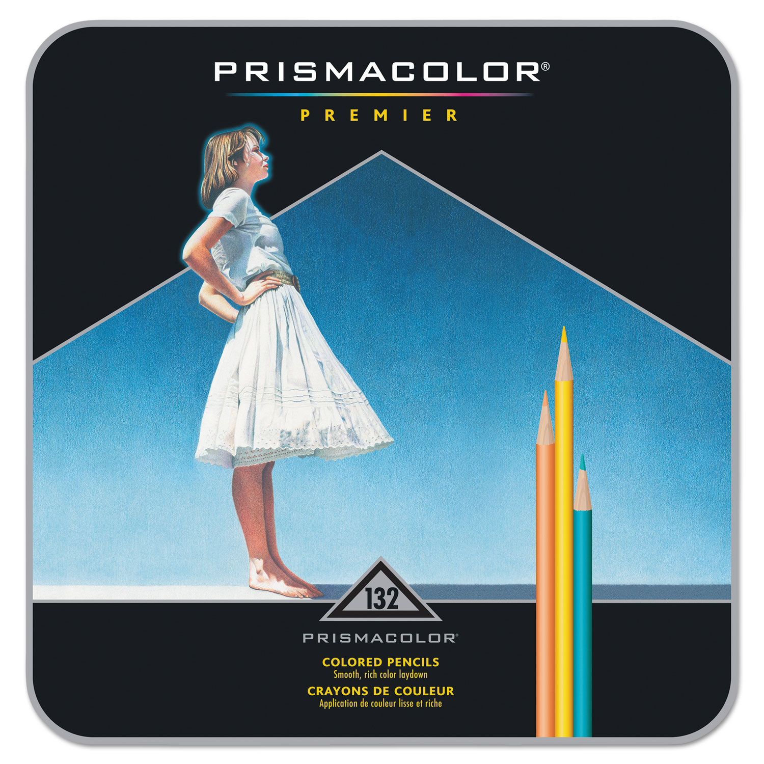  Prismacolor Premier Colored Pencils, Black Lead/Black Barrels,  12 Pack : Everything Else