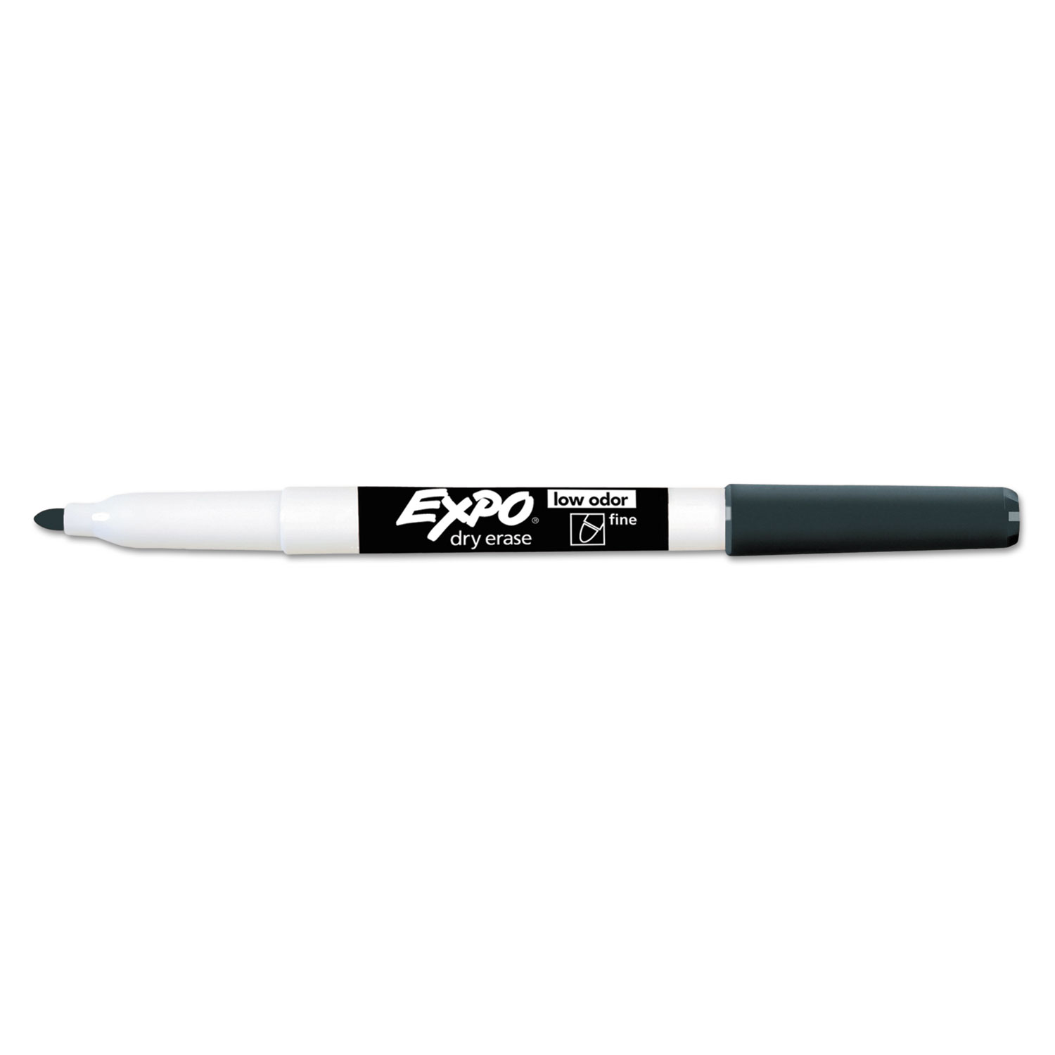 Low-Odor Dry-Erase Marker, Extra-Fine Bullet Tip, Assorted Colors, 4/Pack