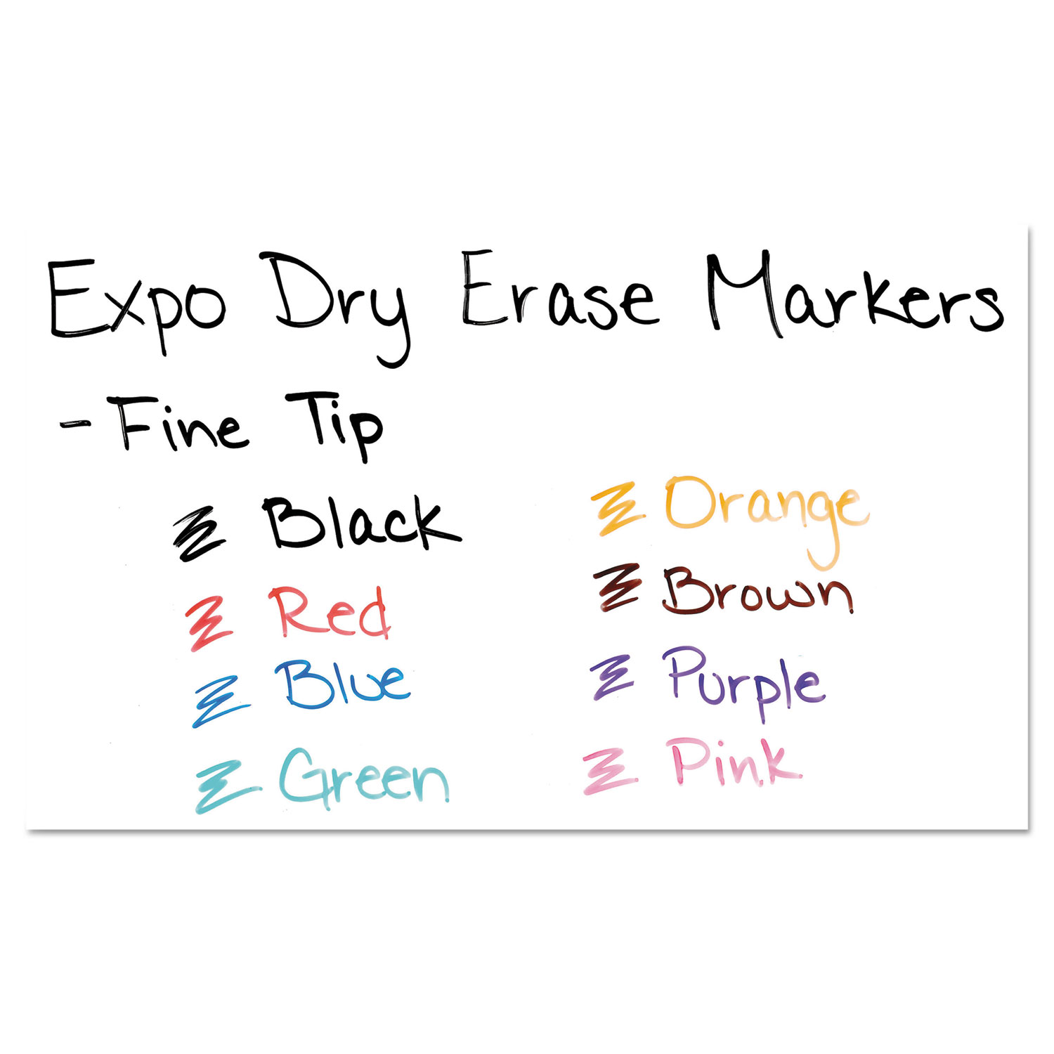 Low-Odor Dry-Erase Marker, Extra-Fine Bullet Tip, Black, 4/Pack