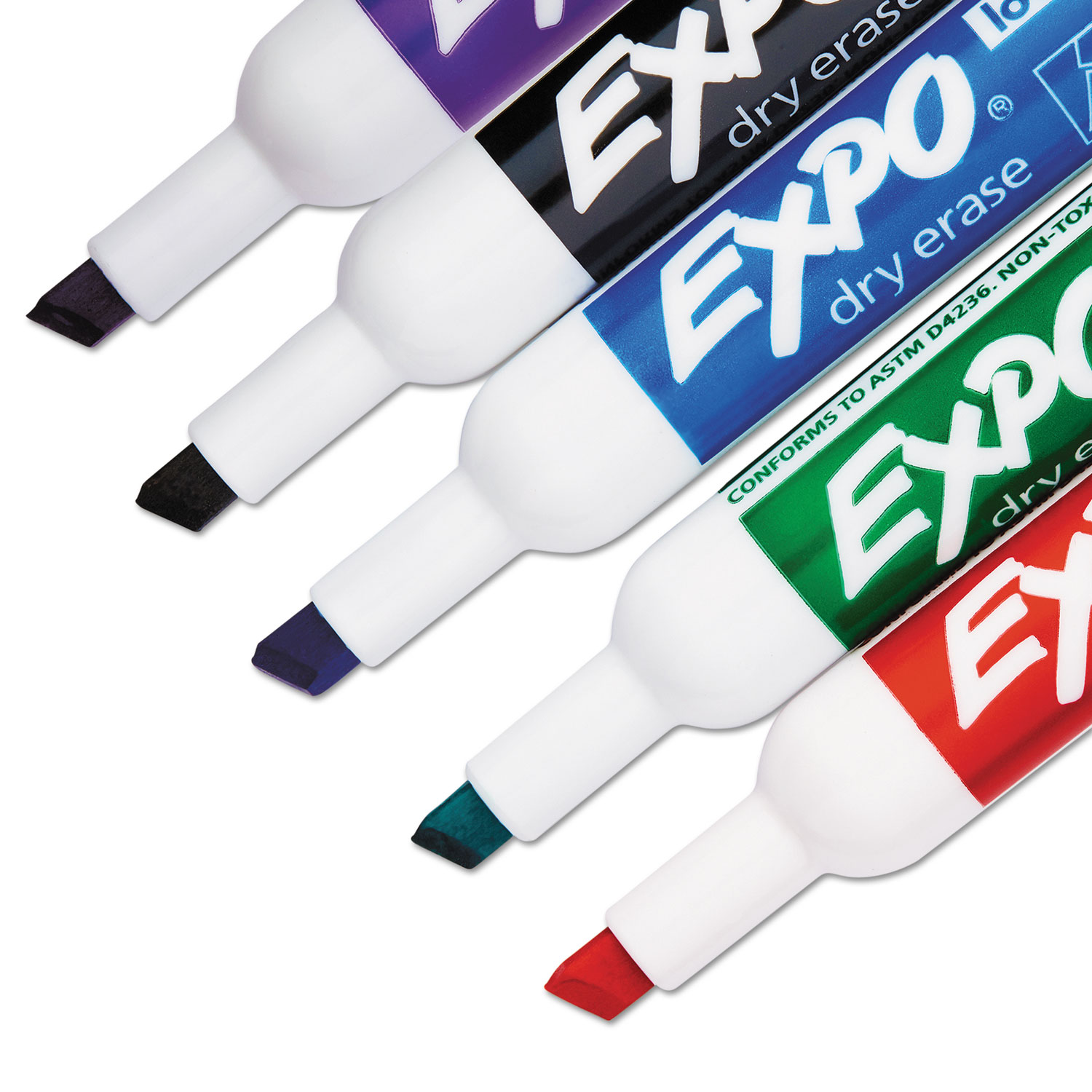Low-Odor Dry Erase Marker Office Value Pack, Extra-Fine Bullet Tip, Black,  36/Pack