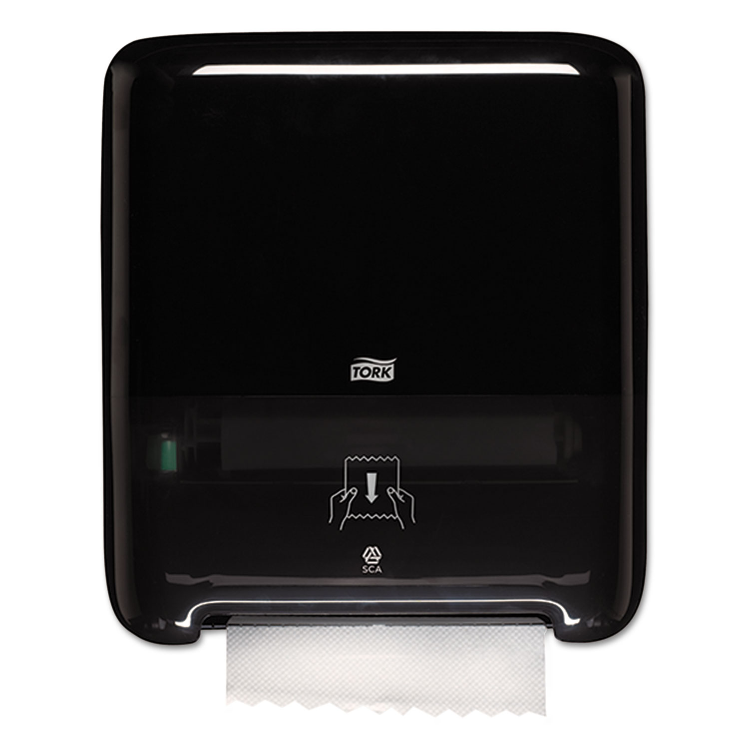 Elevation Matic Hand Towel Roll Dispenser, 13 1/4w x 8d x 14 3/4h, Black